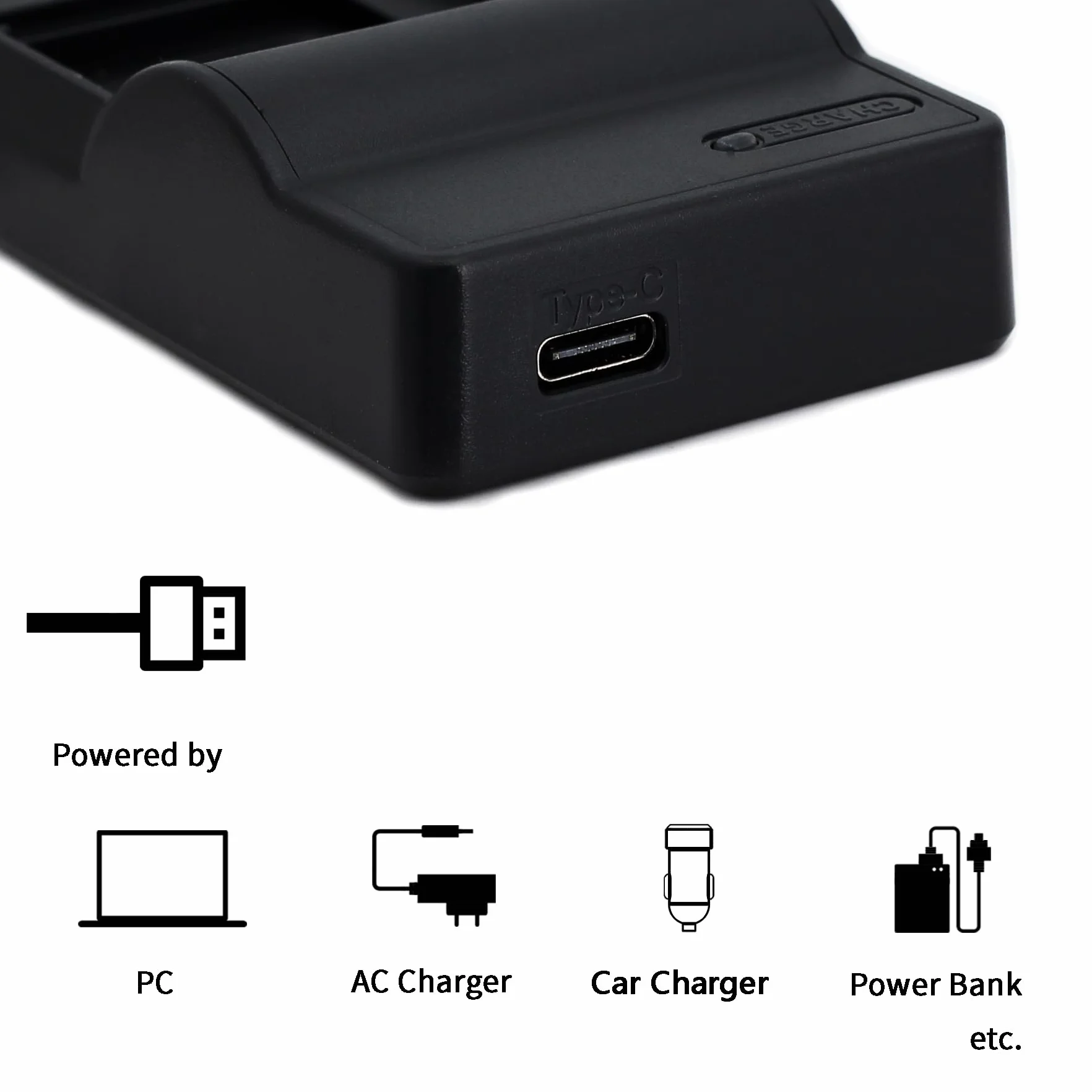 Norifon DMW-BCG10 USB Ładowarka do Panasonic Lumix DMC-TZ10, DMC-TZ20, DMC-TZ22, DMC-TZ6, DMC-TZ7, DMC-TZ8, DMC-ZR1, DMC-ZR3, DMC-ZS1, DMC-ZS3, DMC-ZS5, DMC-ZS7, DMC-ZX1, DMC-ZX3 Aparat i nie tylko