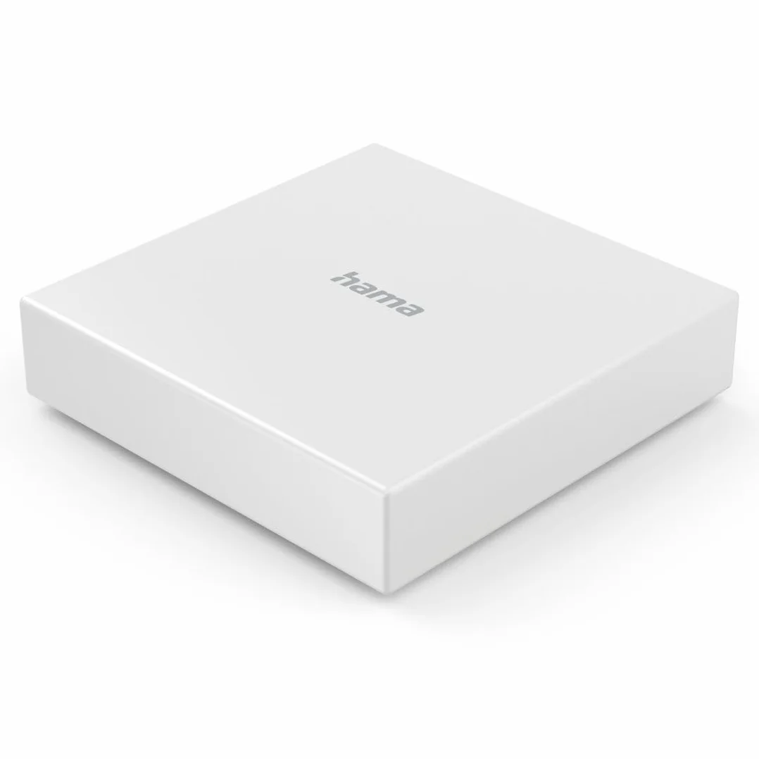 Hama Mostek Bridge WIFI ZIGBEE THREAD MATTER Centralka Smart Home, Kompaktowy, Zintegrowany Ekosystem, Kompatybilny z Alexa, Apple Home, Google Home, Zasilany przez USB-C