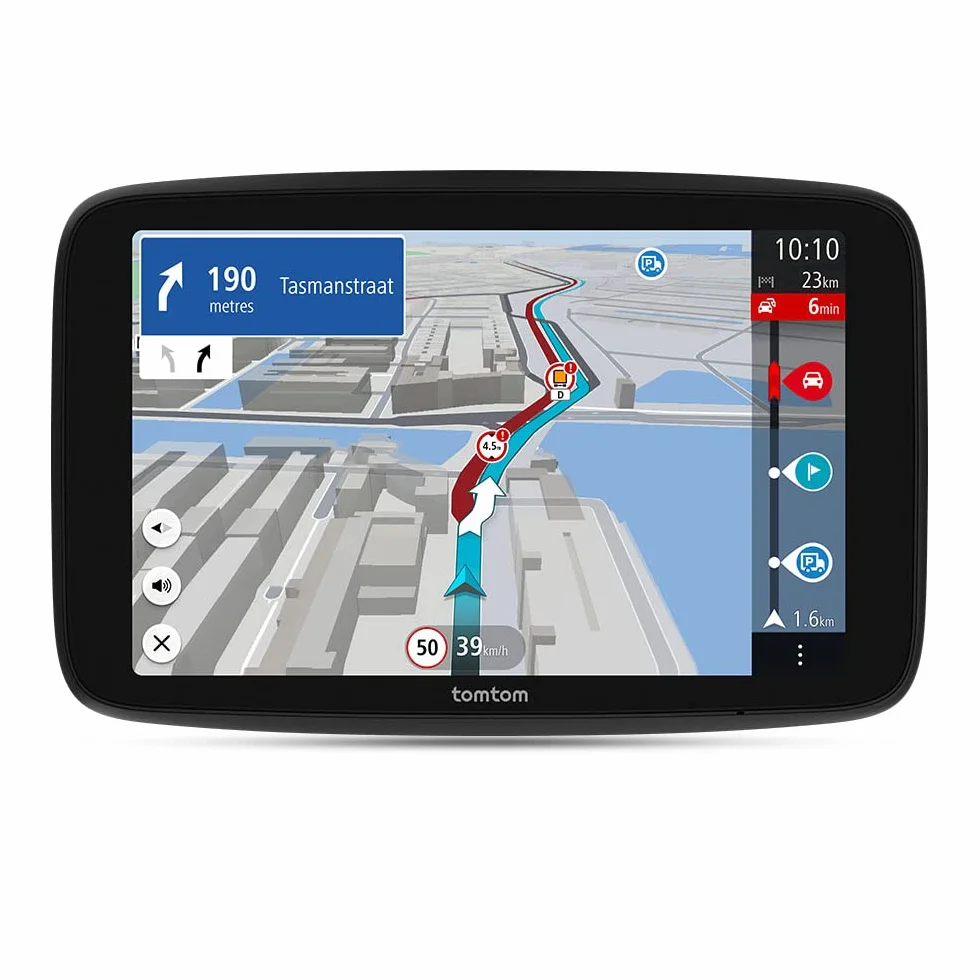 TomTom GO Expert Plus Nawigacja satelitarna dla ciężarówek (7-calowy ekran HD, trasy i UM-y dla dużych pojazdów, TomTom Traffic, mapy świata, wskazówki wizualne, USB-C)