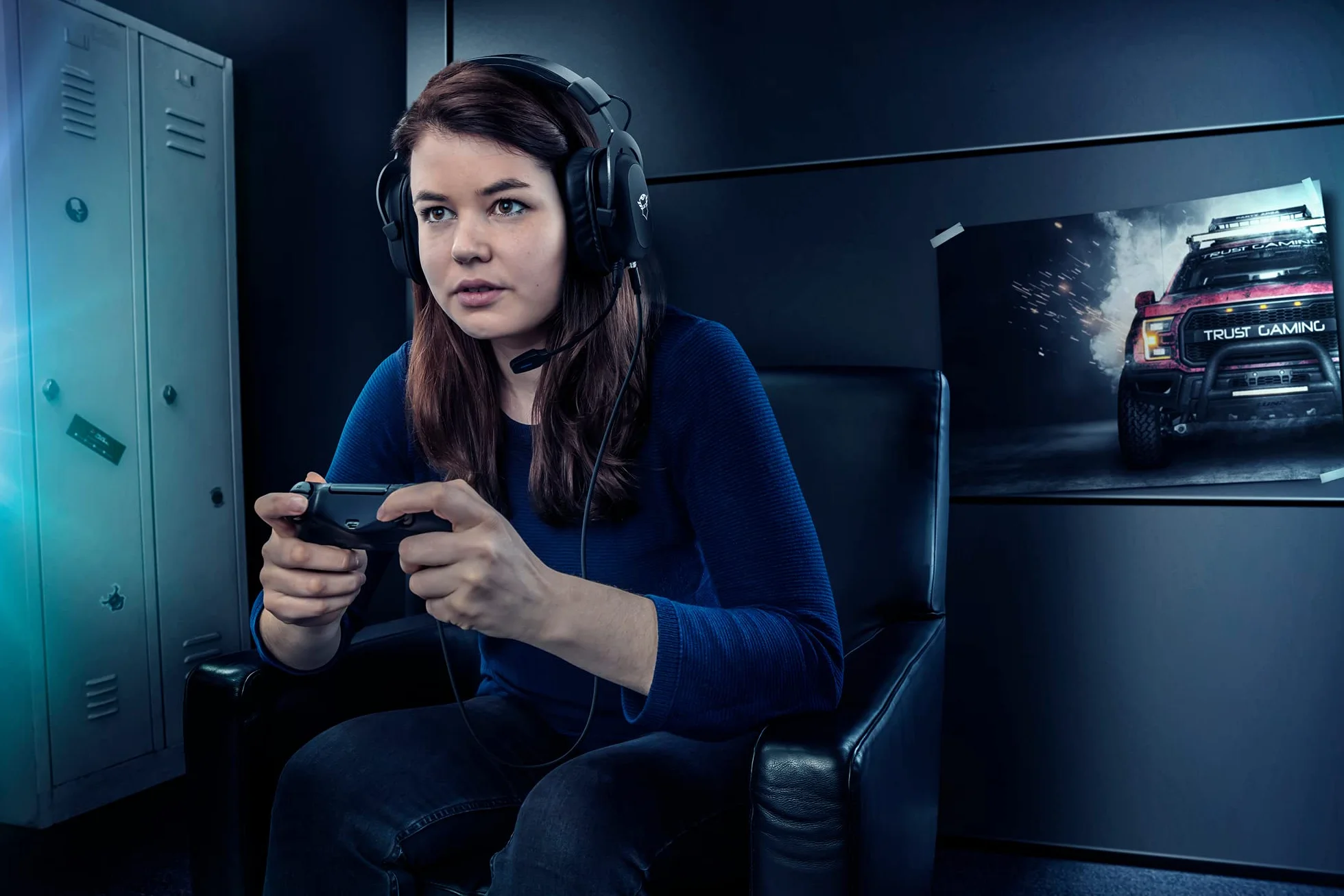 Trust Gaming Headset GXT 414 mit Mikrofon für PS4, PS5, PC, Nintendo Switch, Xbox Series X, Xbox One - Zamak Kabelgebundene Gaming-Kopfhörer mit Einstellbarer Kopfbügel - Schwarz