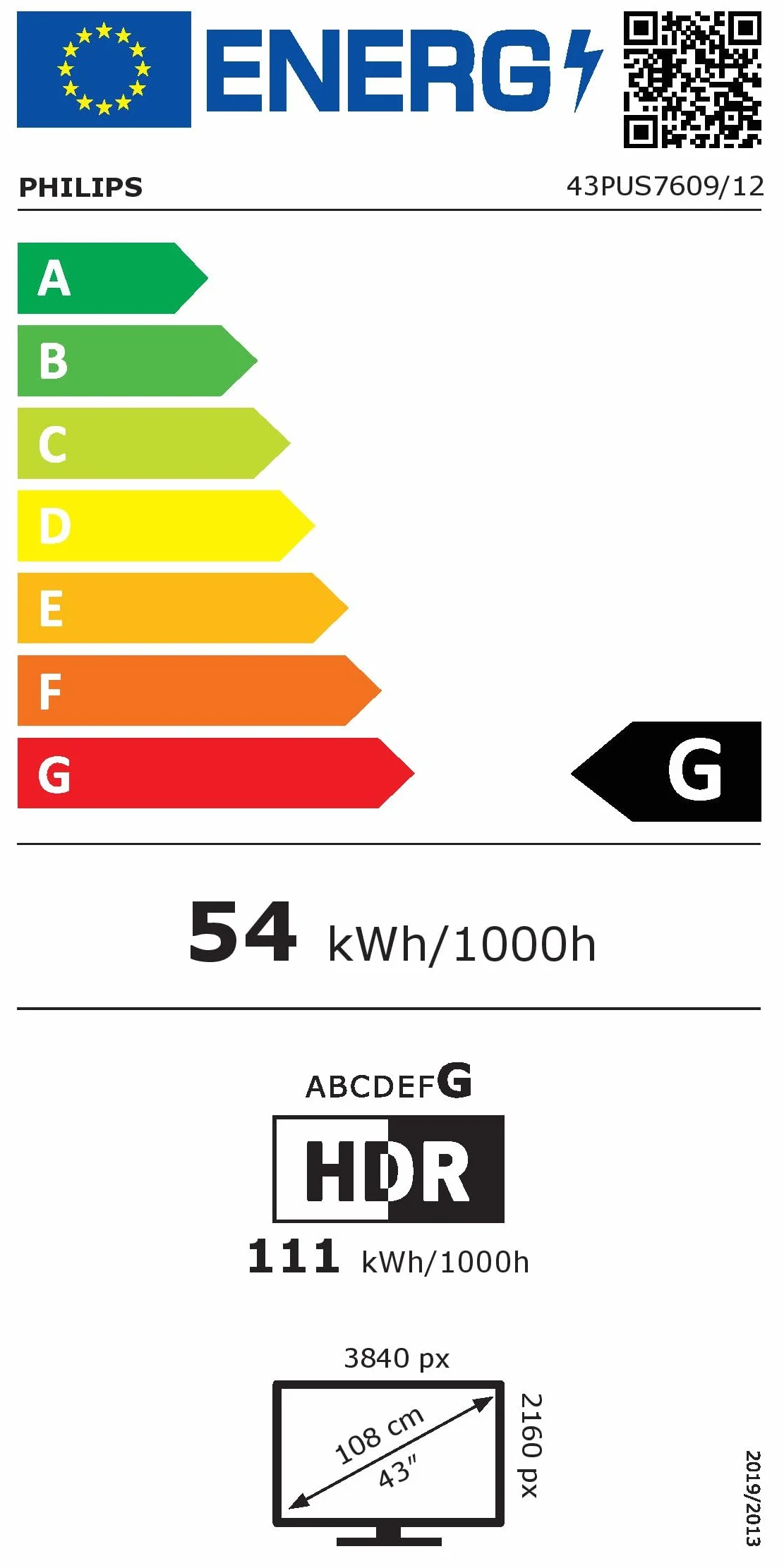 Philips 43PUS7609 4K LED Smart TV – 43-calowy wyświetlacz z platformą Pixel Precise Ultra HD Titan OS i dźwiękiem Dolby Atmos, współpracuje z Alexą i asystentem głosowym Google