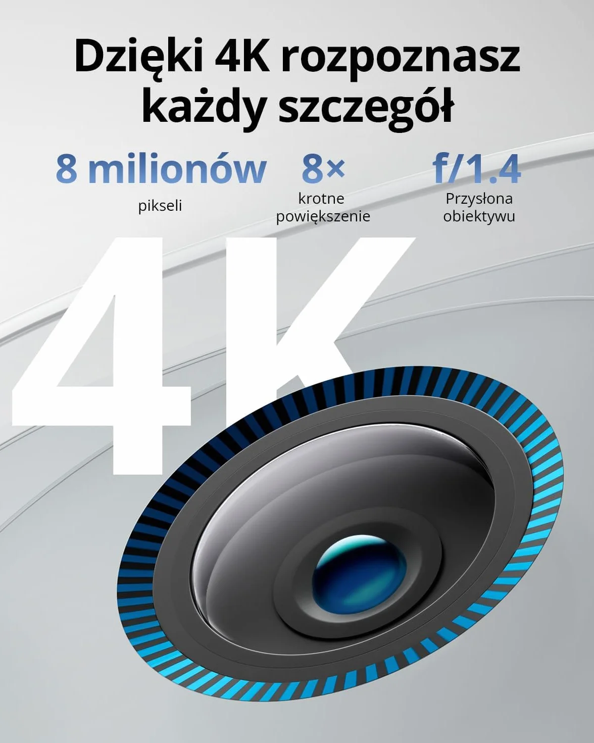 Kamera bezpieczeństwa eufy S330 Zestaw kamer eufyCam 3, bezprzewodowa zewnętrzna, kamera 4K ze zintegrowanym panelem słonecznym, Forever Power, rozpoznawanie twarzy AI(odnowiona)