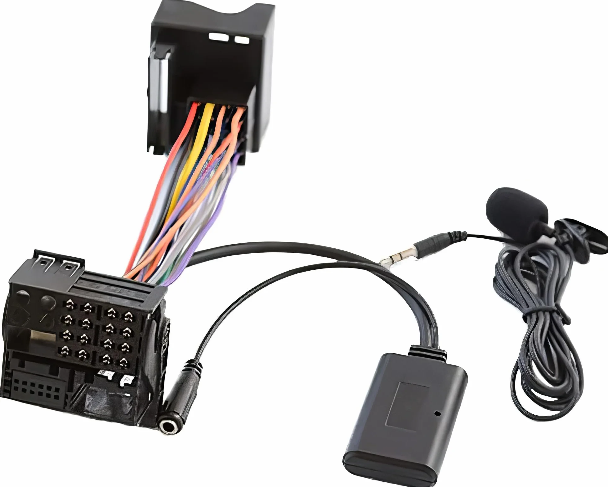 Riloer Adapter Bluetooth Audio AUX z mikrofonem, pasuje do BMVV Z4 (E85/E86), X3 (E83), Mini Coopera (R50/JCW), Mini Coopera S R53