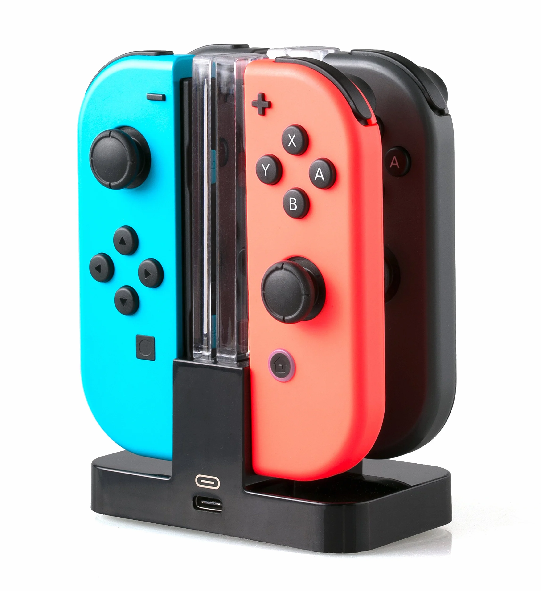 SK Games 4 w 1 Joy-Con stacja ładująca kontroler stacja dokująca ładowarka kompatybilna z Nintendo Switch