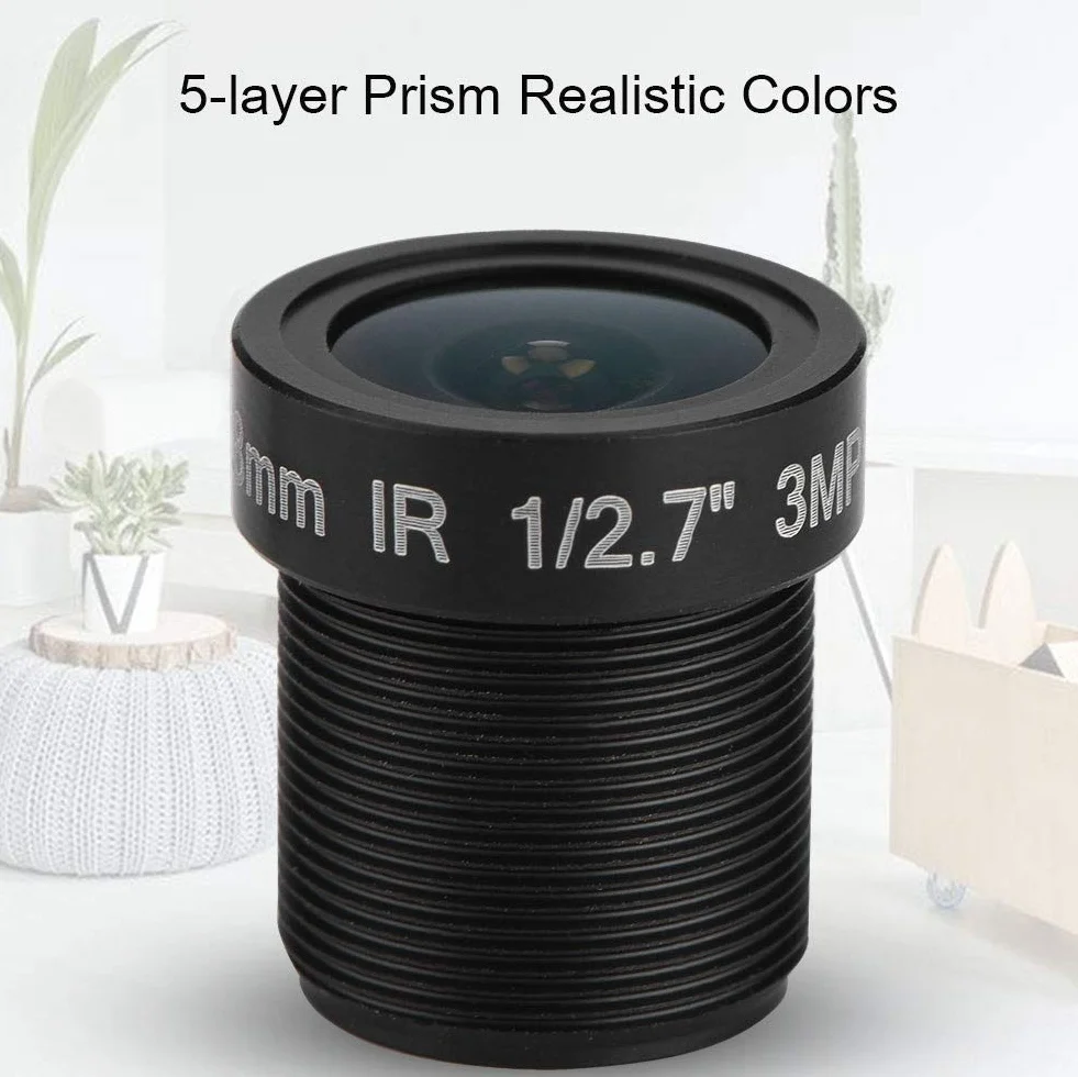 Tangxi Obiektyw kamery HD 3,0 megapikseli IP, 2,8 mm 1/3 cala IR CCTV M12 * 0,5 obiektyw pryzmatu do kamery sieciowej różne rodzaje modułów, w tym moduł IPC, moduł AHD, płyta główna z chipem analogowym