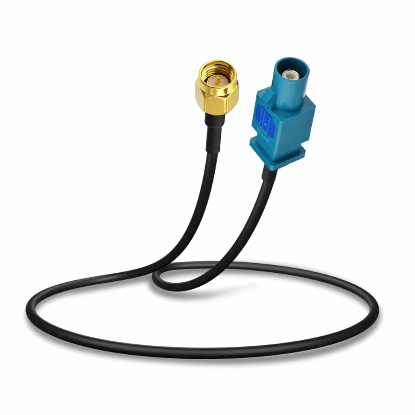 Bingfu Fakra Z męski na SMA męski kabel adaptera anteny samochodowej 30cm do radia samochodowego Android Head Unit nawigacji GPS radia FM AM Sirius XM radia satelitarnego 4G LTE TEL telematyki modułu