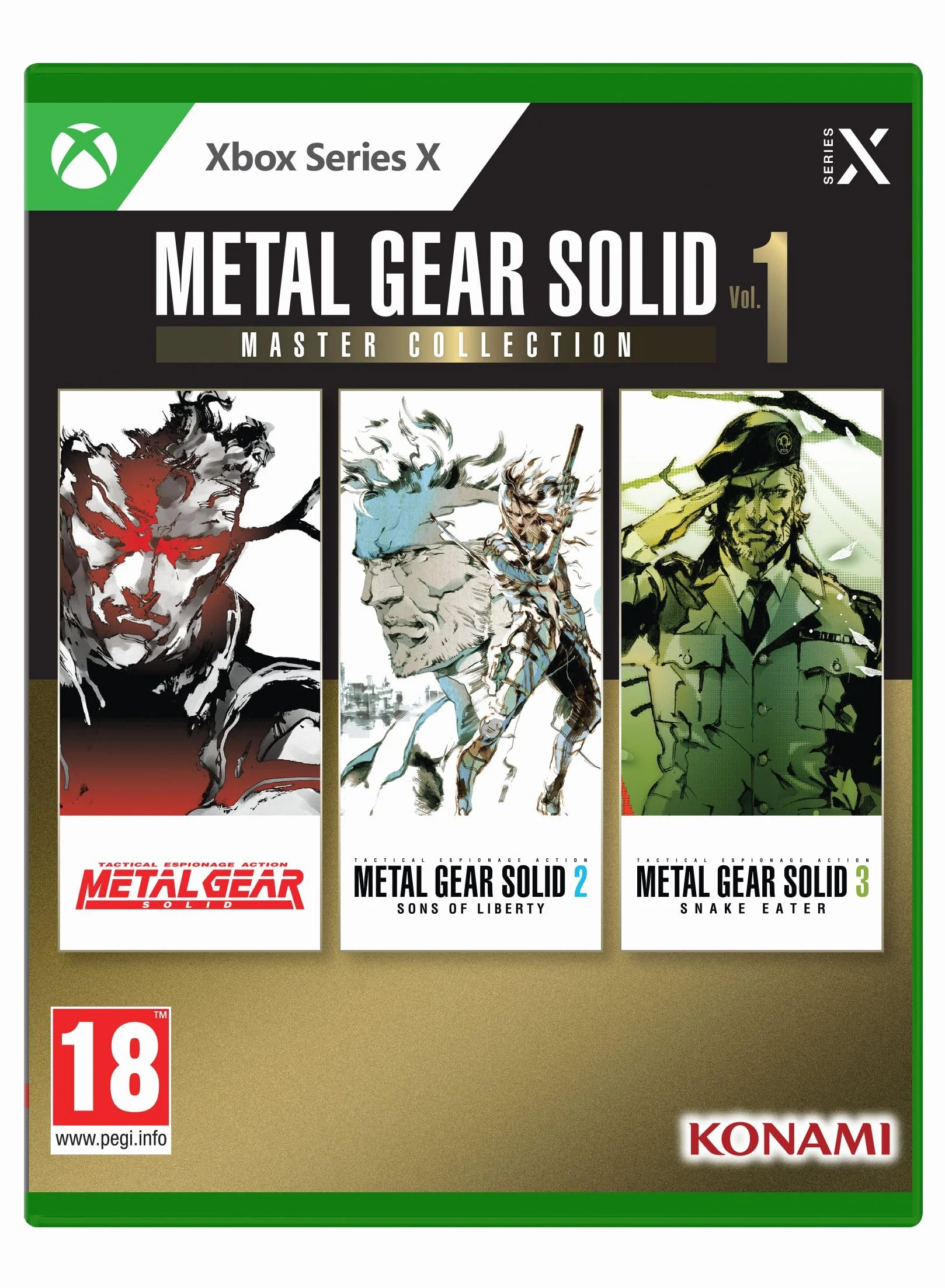 Konami Metal Gear Solid Master Collection Vol. 1, Xbox