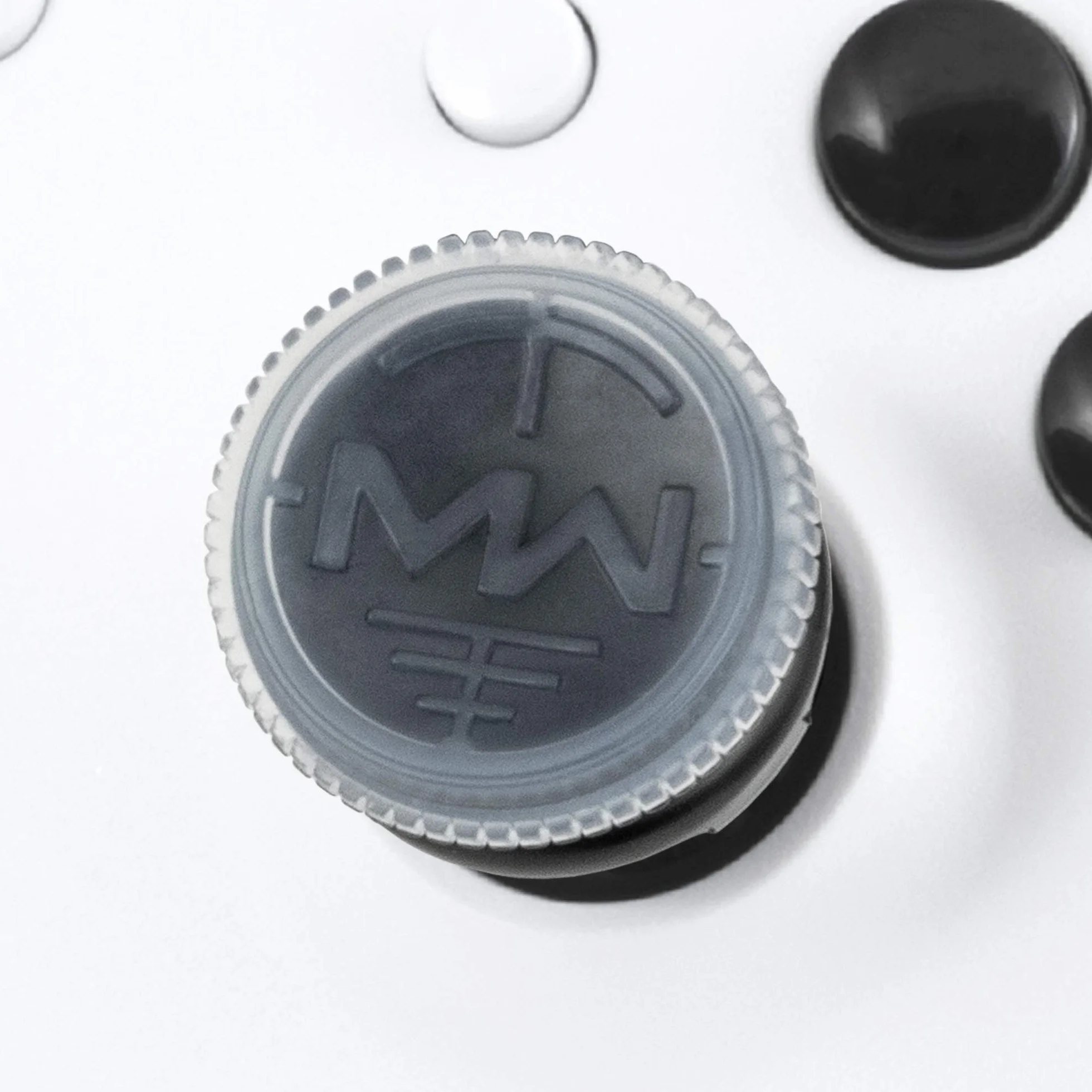 KontrolFreek Call of Duty Modern Warfare A.D.S. Performance Thumbsticks for Xbox One Controller 2 High-Rise Concave Transparent Black