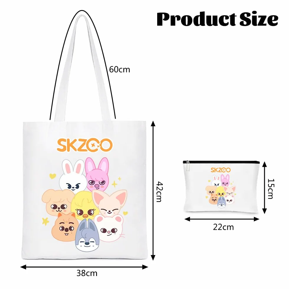 SKZ Stray Kids torba jutowa kosmetyczka Kpop prezent