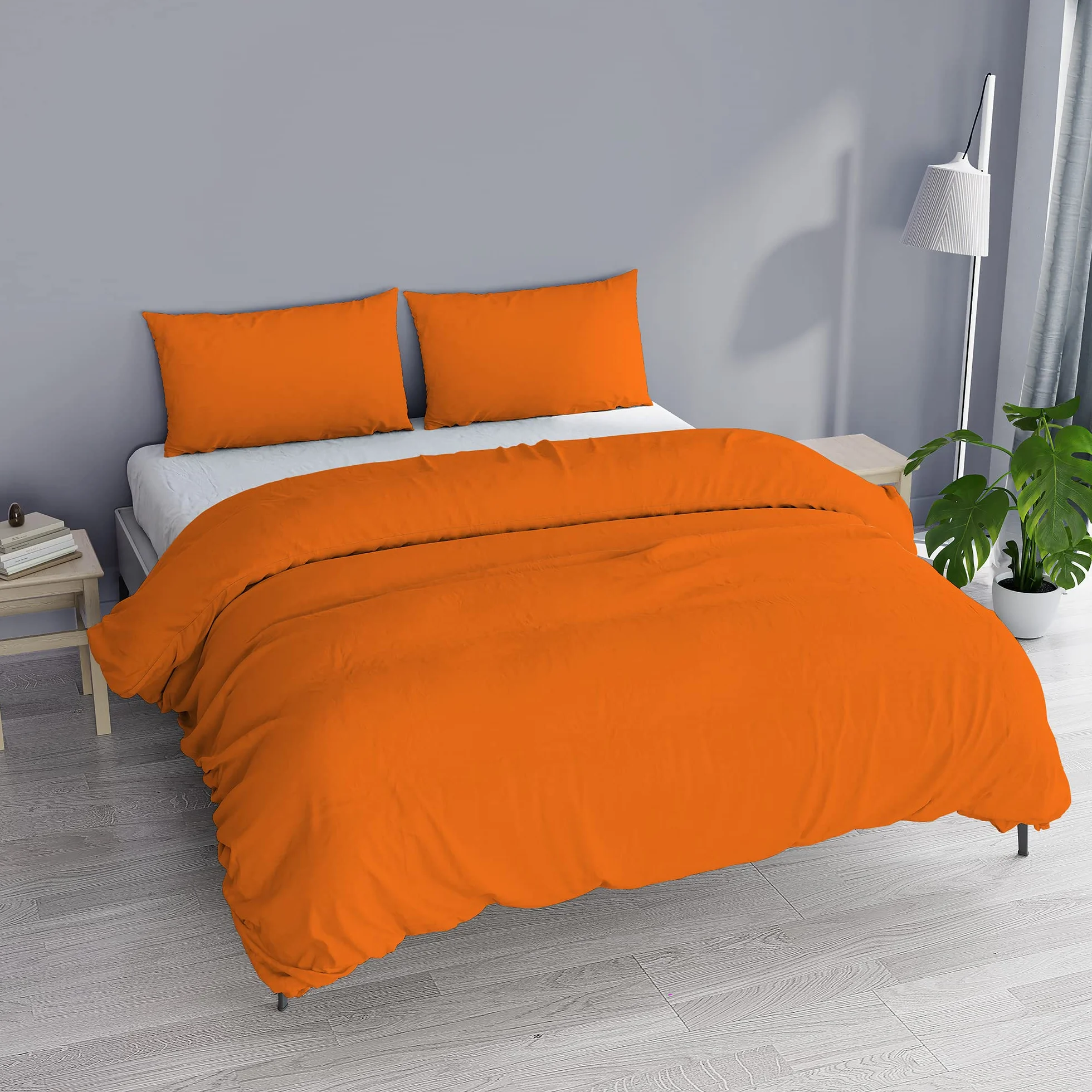 Italian Bed Linen poszewka na kołdrę, pomarańczowa, 100% mikrofibra
