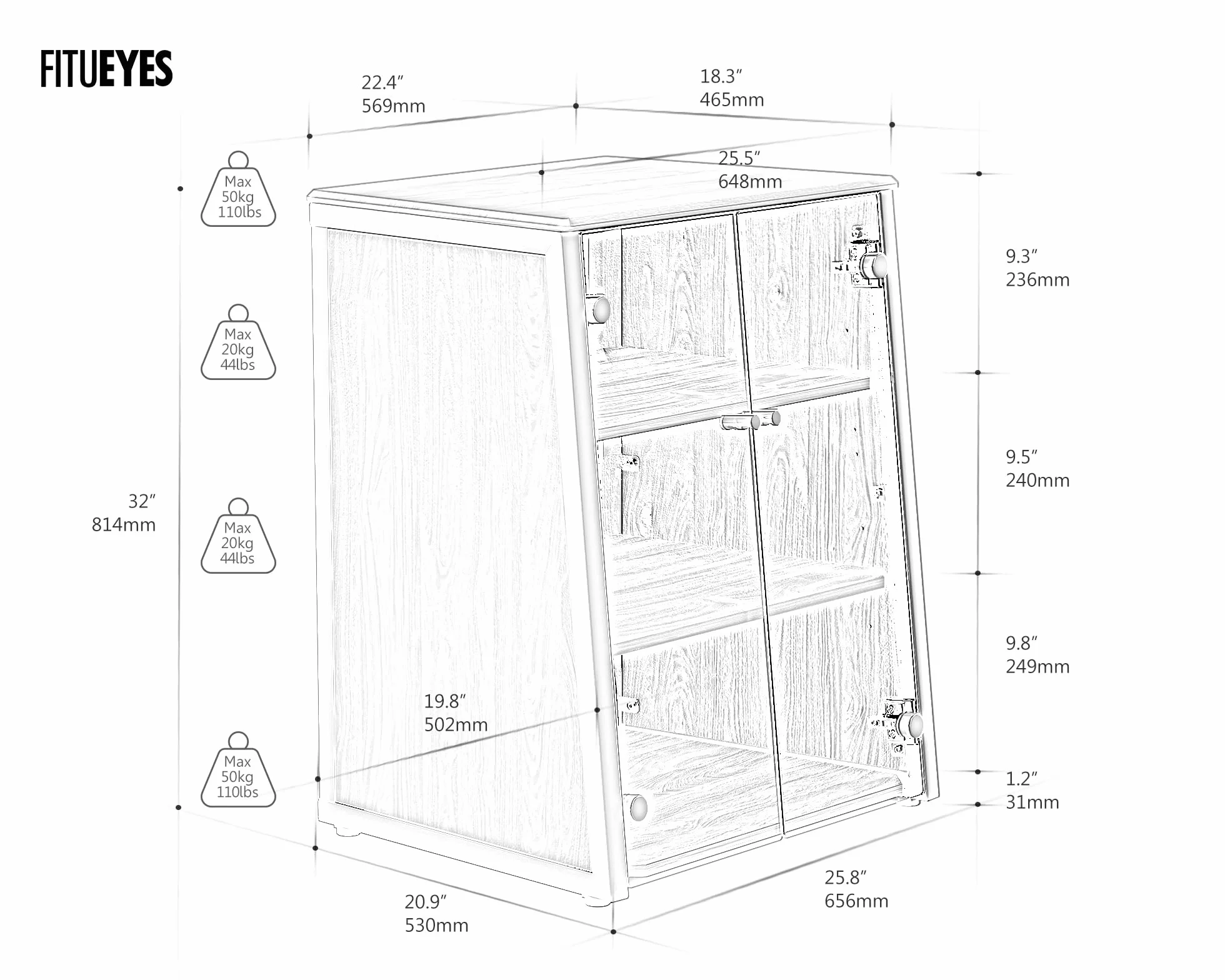 FITUEYES DESIGN ASF0711D