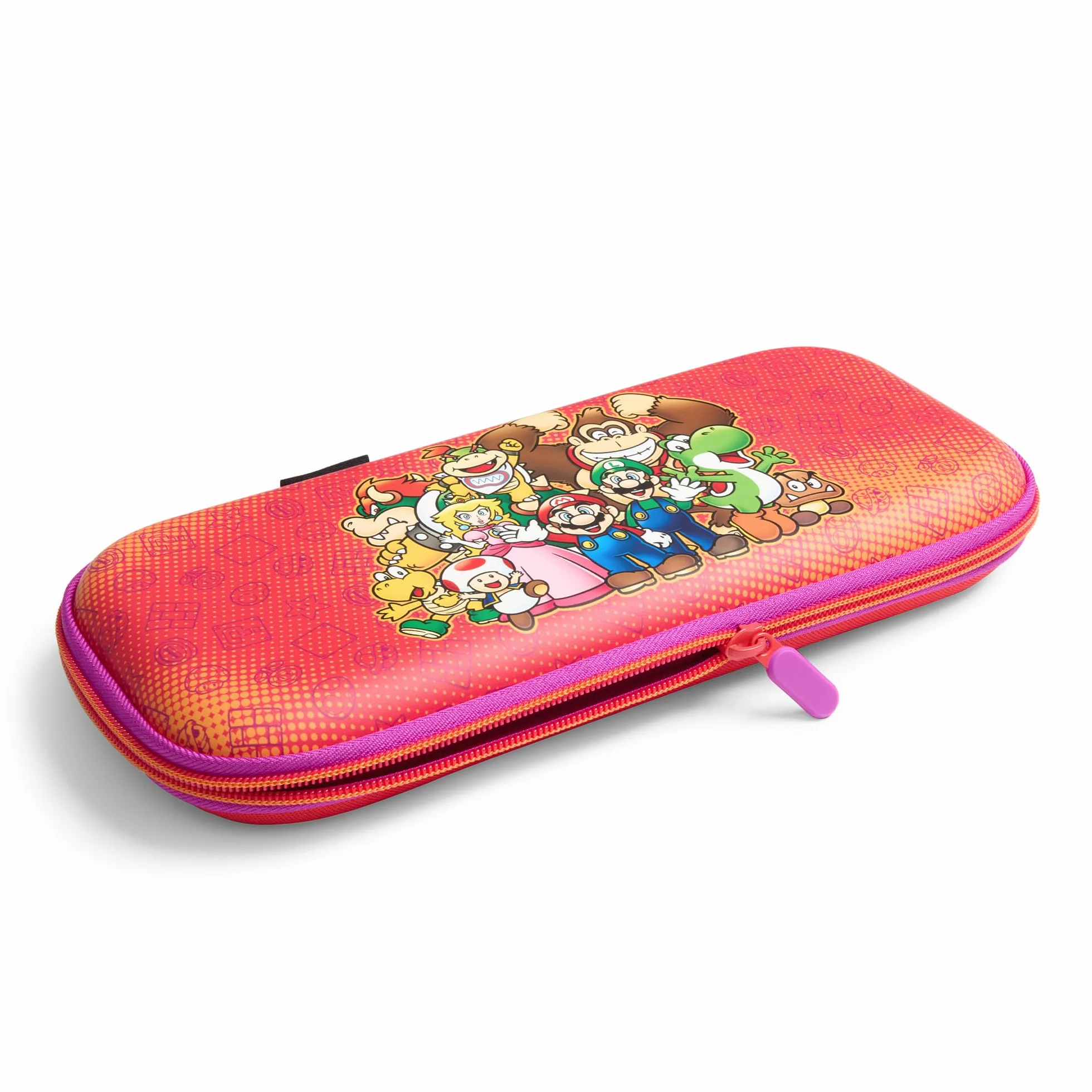 Etui PowerA Slim do Nintendo Switch 2 - Mario i przyjaciele, oficjalna licencja, etui ochronne, miejsce na 10 kart z grami, wyściełana osłona ekranu, wbudowana podstawka do gry