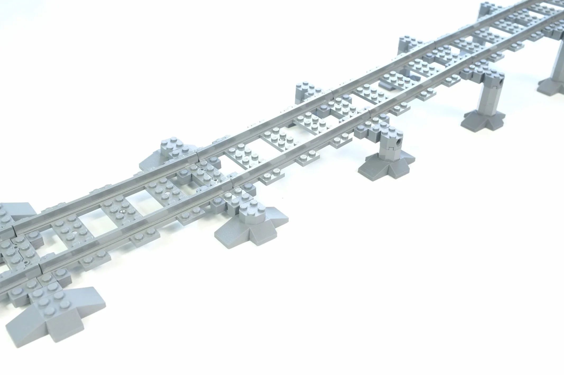 Trixbrix Supports Bundle 2.0 kompatybilny z zestawami Lego City Train 60197 60198 10277 60205 60238 60337 (Infinity Loop)