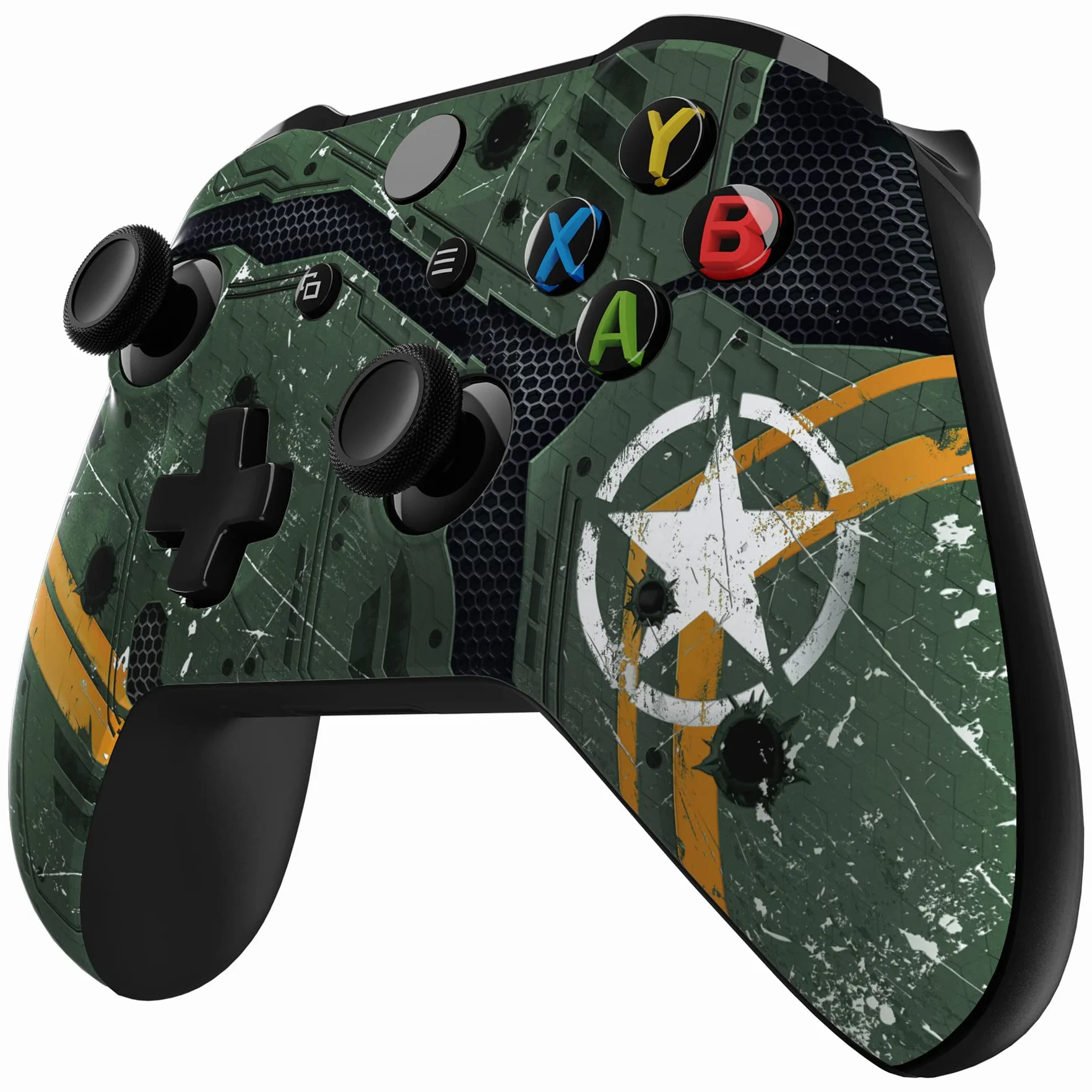 eXtremeRate Armie Miecza Przód Housing Shell Faceplate dla Xbox One S & dla Xbox One X Controller Model 1708 — Controller Nie Wchodzi W Skład Zestawu
