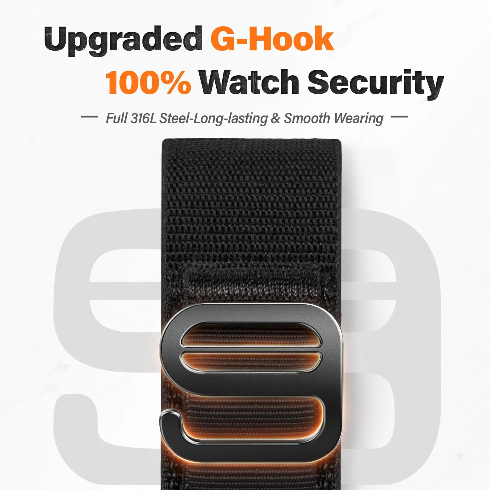 NotoCity Pasek do zegarka Garmin/Forerunner/Epix/Quatix, pasek do zegarka, regulowany haczyk G