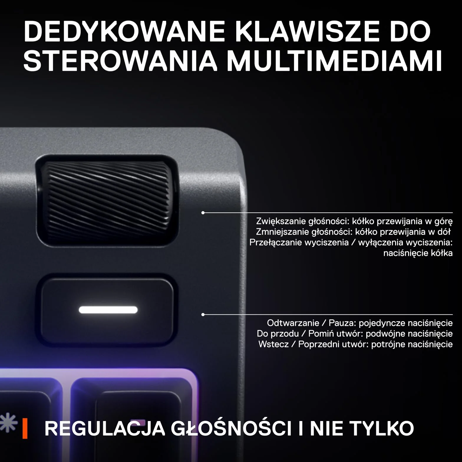 SteelSeries Apex 3 – klawiatura gamingowa – 10-strefowe oświetlenie RGB – magnetyczna podkładka pod nadgarstki – układ niemiecki (QWERTZ)