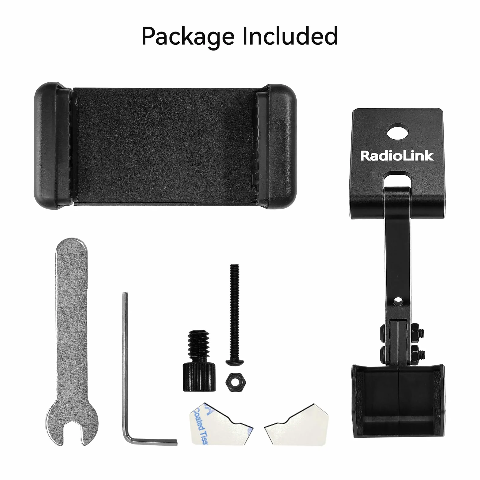 Radiolink RC8X Uchwyt 5,8G FPV Monitor Telefon Uchwyt CNC Stop Aluminium Urządzenie RC Do Zdalnego Sterowania RC8X Czarny