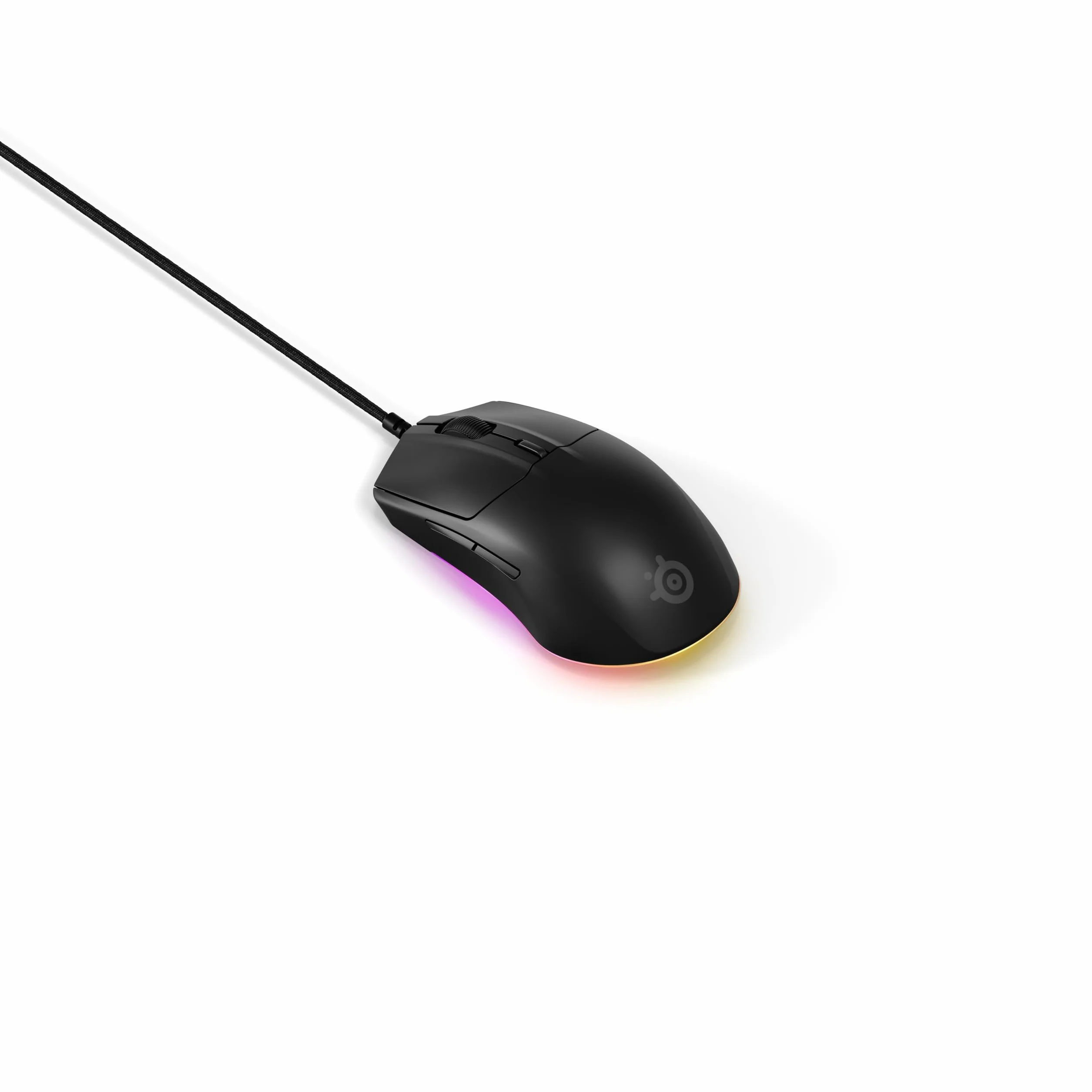 SteelSeries Rival 3 Gen 2 Mysz do Gier, Sensor Optyczny TrueMove Core 8500 DPI, 77g, PTFE, RGB, Czarna