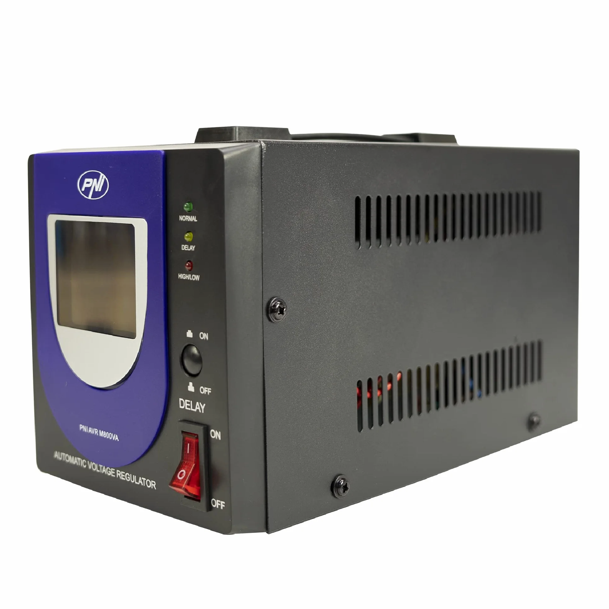 Stabilizator napięcia z przekaźnikiem PNI AVR M800VA, 2,2 A, 480 W, 800 VA regulator napięcia