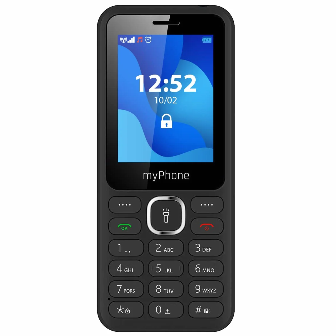 MP myPhone 6320 Telefon klasyczny, czarny