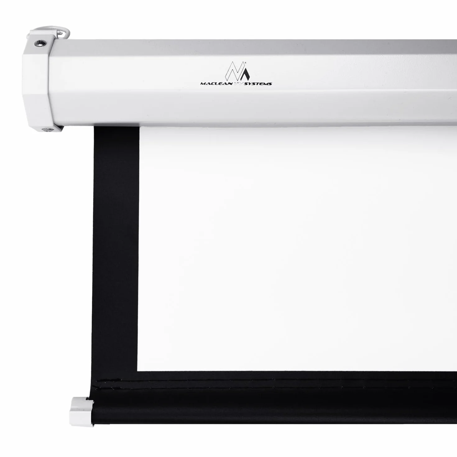 Maclean MC-591 Profesjonalny Ekran Projekcyjny, Podwieszane Mobilne Płótno, Przenośny Ścienny Ekran Służący Jako Kino Domowe, Przekątna Obrazu 120'' Format Obrazu 4:3, Wymiary Ekranu 240x180