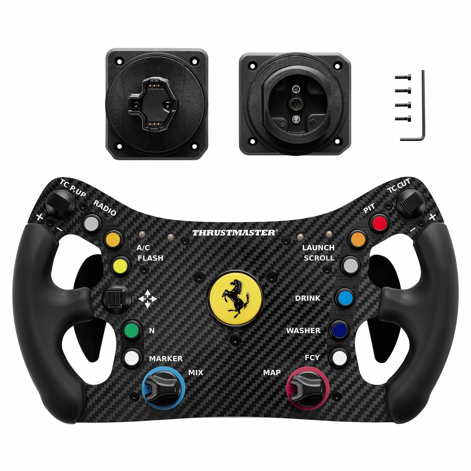 Thrustmaster Ferrari 488 GT3 Wheel Add-On, Koło Kierownicy Wyścigowej, PC, PS5, PS4, Xbox Series X|S, Xbox One, Oficjalna Licencja Ferrari