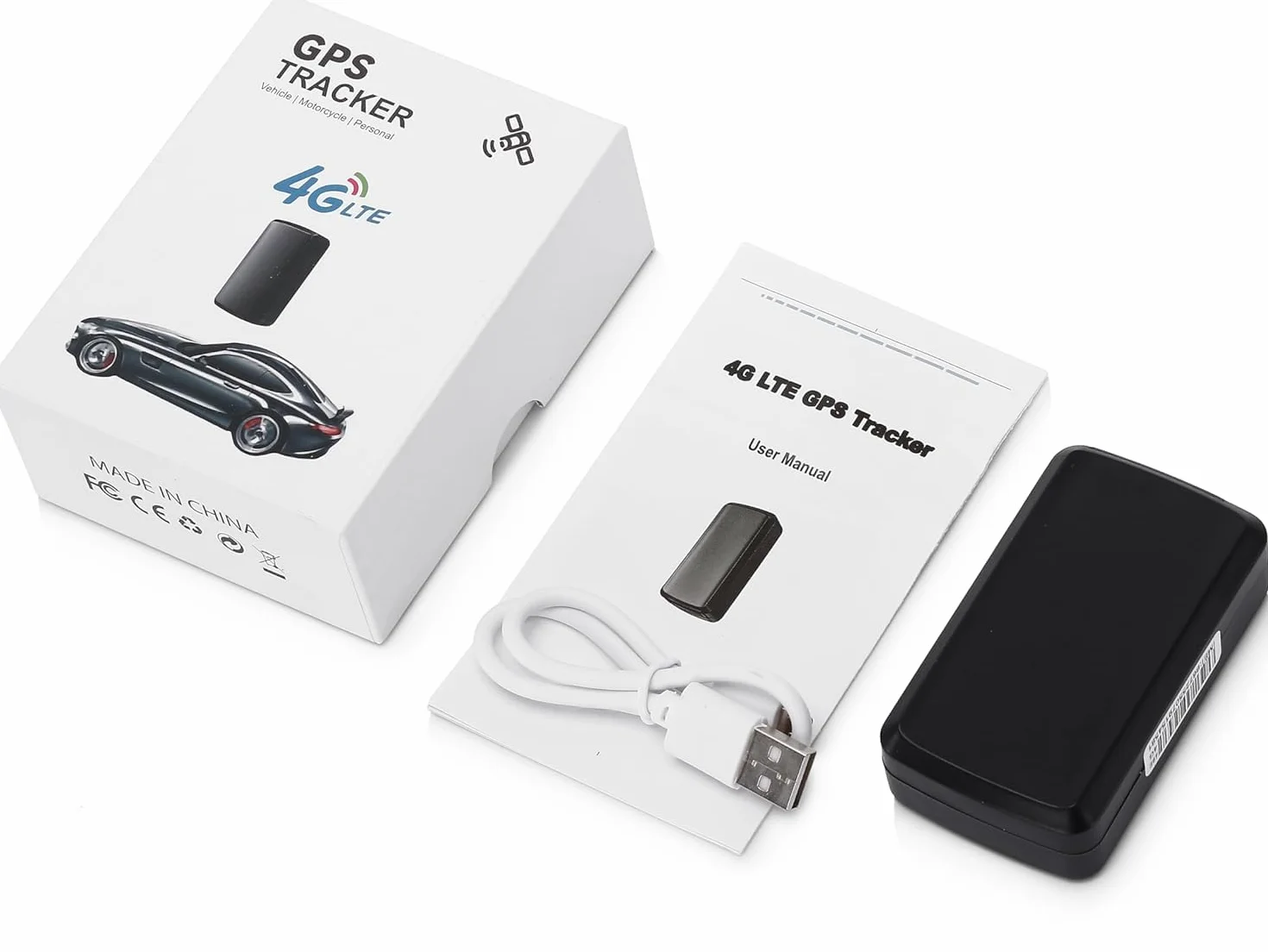 4G GPS Tracker samochodowy z magnesem, czas pracy baterii 90 dni, śledzenie w czasie rzeczywistym do 5 m, ogrodzenie geograficzne i alarm, do samochodów oldtimera/pojazdów/łodzi/przyczep