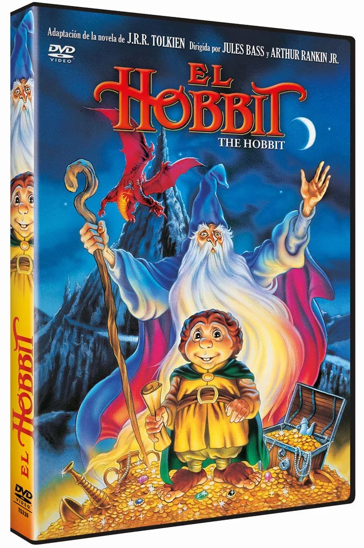 Hobbit: animowany klasyk z 1977 roku (hiszpańska publikacja)