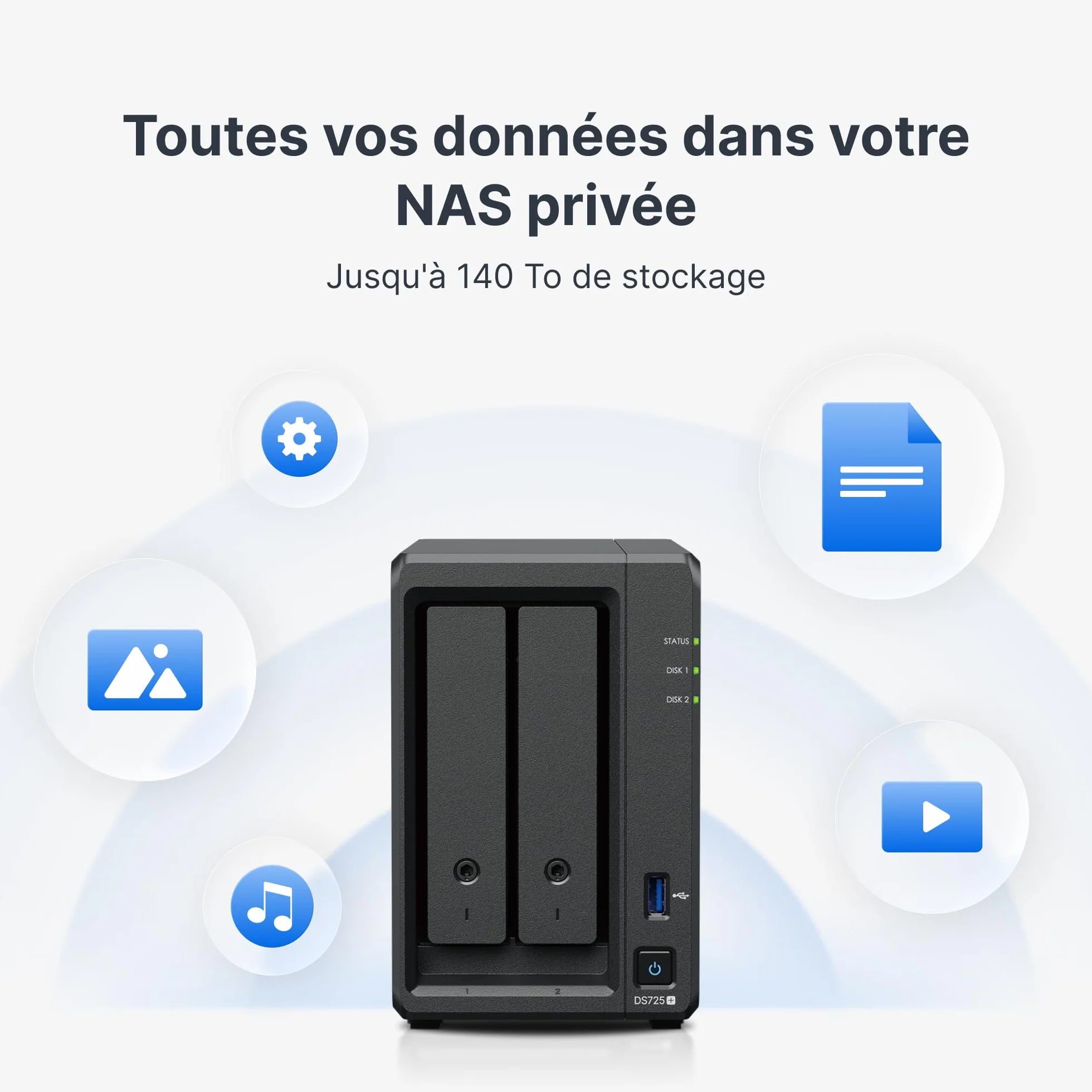SYNOLOGY Stacja dyskowa DS725+