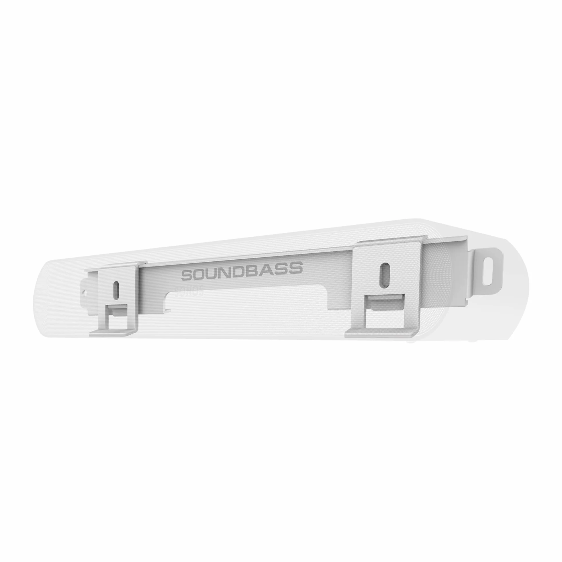 Sonos Ray Sound Bar Uchwyt na listwę dźwiękową ze wszystkimi niezbędnymi elementami montażowymi, uchwyt ścienny do listwy dźwiękowej pod telewizorem lub powyżej, łatwy w instalacji, biały