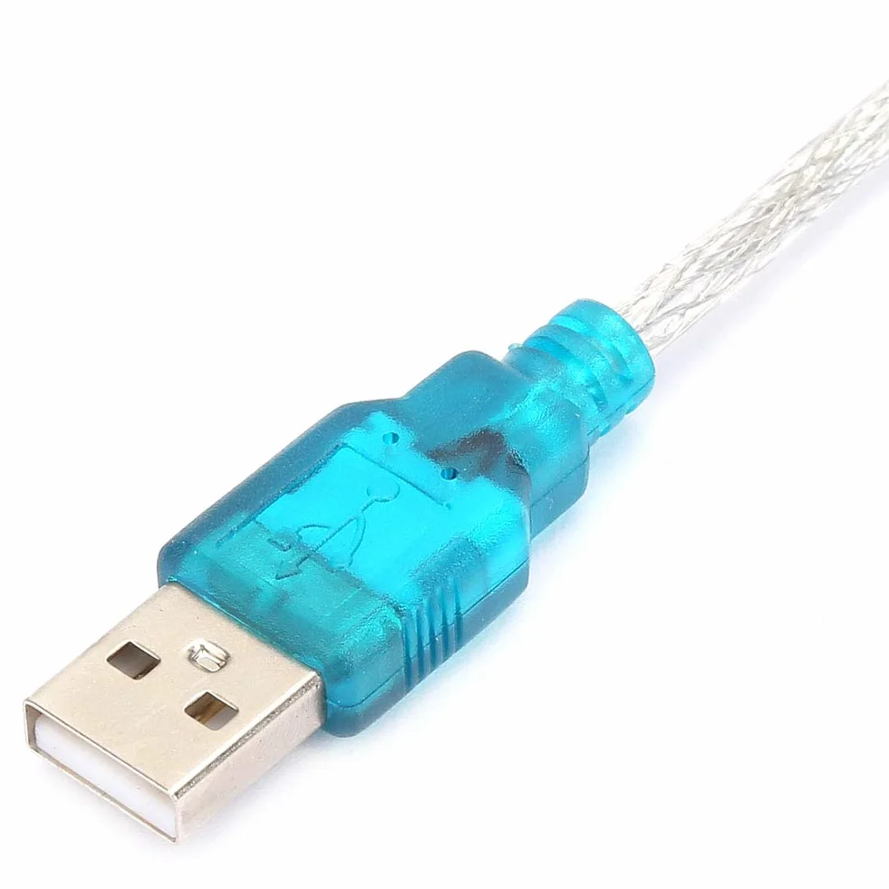 Adapter USB na RS232, 2 Sztuki Kabel Szeregowy 9-Pinowy Kompatybilny z Modemem i Urządzeniami dla Komputerów i Aparatów Cyfrowych