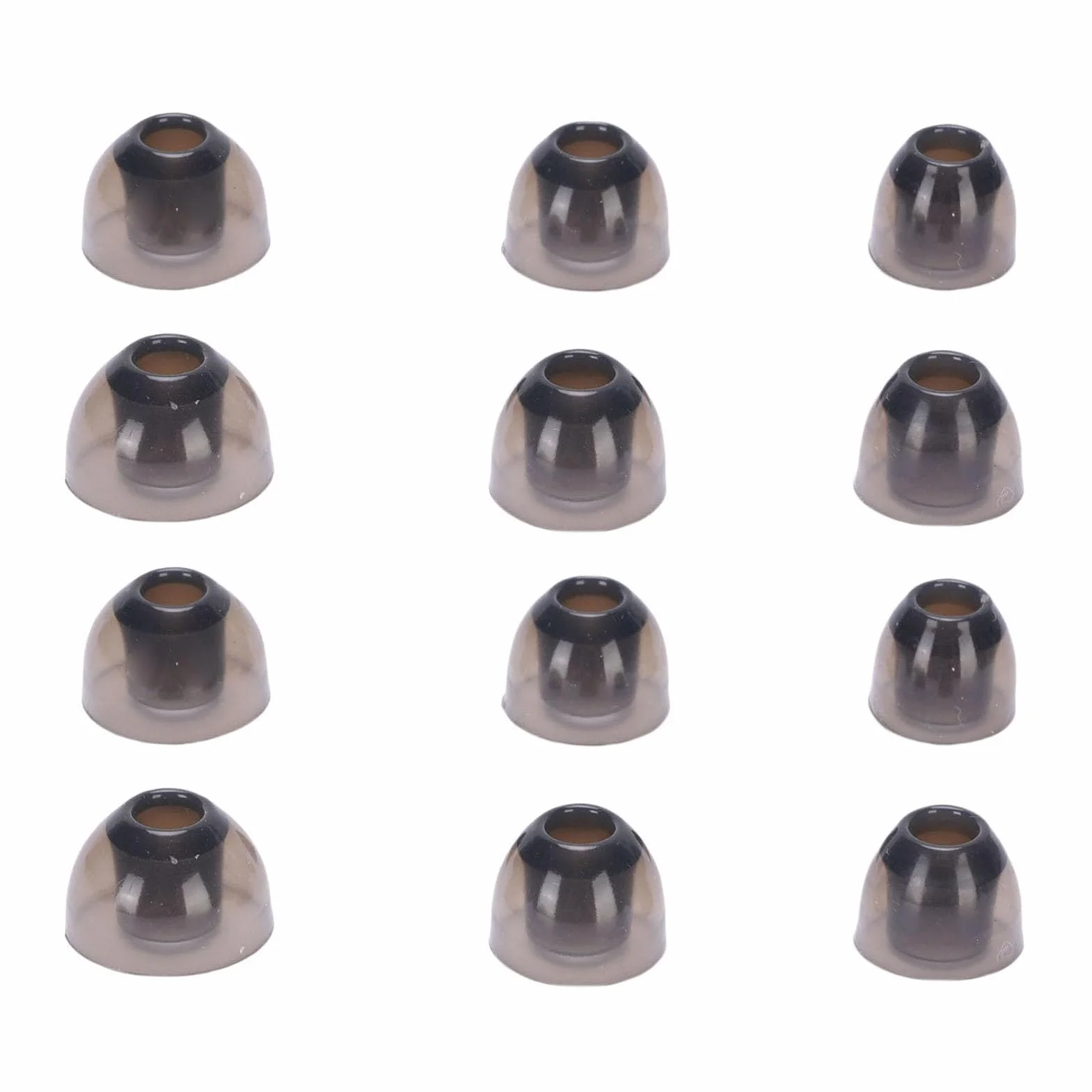 Wskazówki do Uszu, Pasa Kompatybilne z większością Słuchawek w Uszach (otwór Wewnętrzny 5 Mm-6,5 mm), 12 par S/M/L TRUDY SILICONE EARBUD TIPS