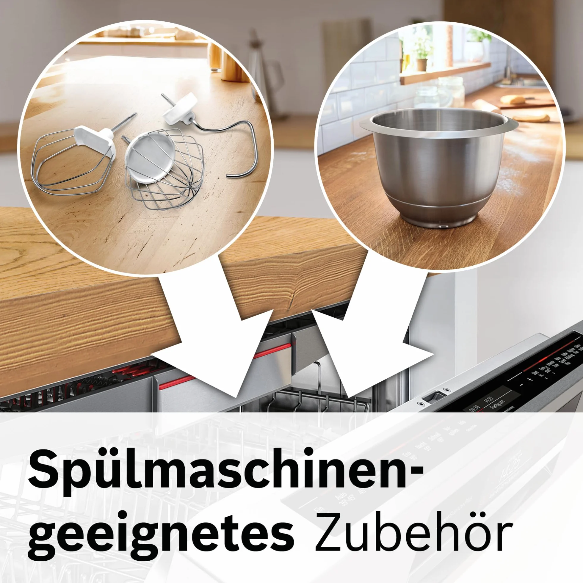 Bosch MUM5 wielofunkcyjny robot kuchenny, 1000W, maszynka do krojenia i ubijania, mikser planetarny, hak do ciasta, rozdrabniacz do owoców i warzyw, misa 3,9l, kolor szary, srebrny, MUM58L20
