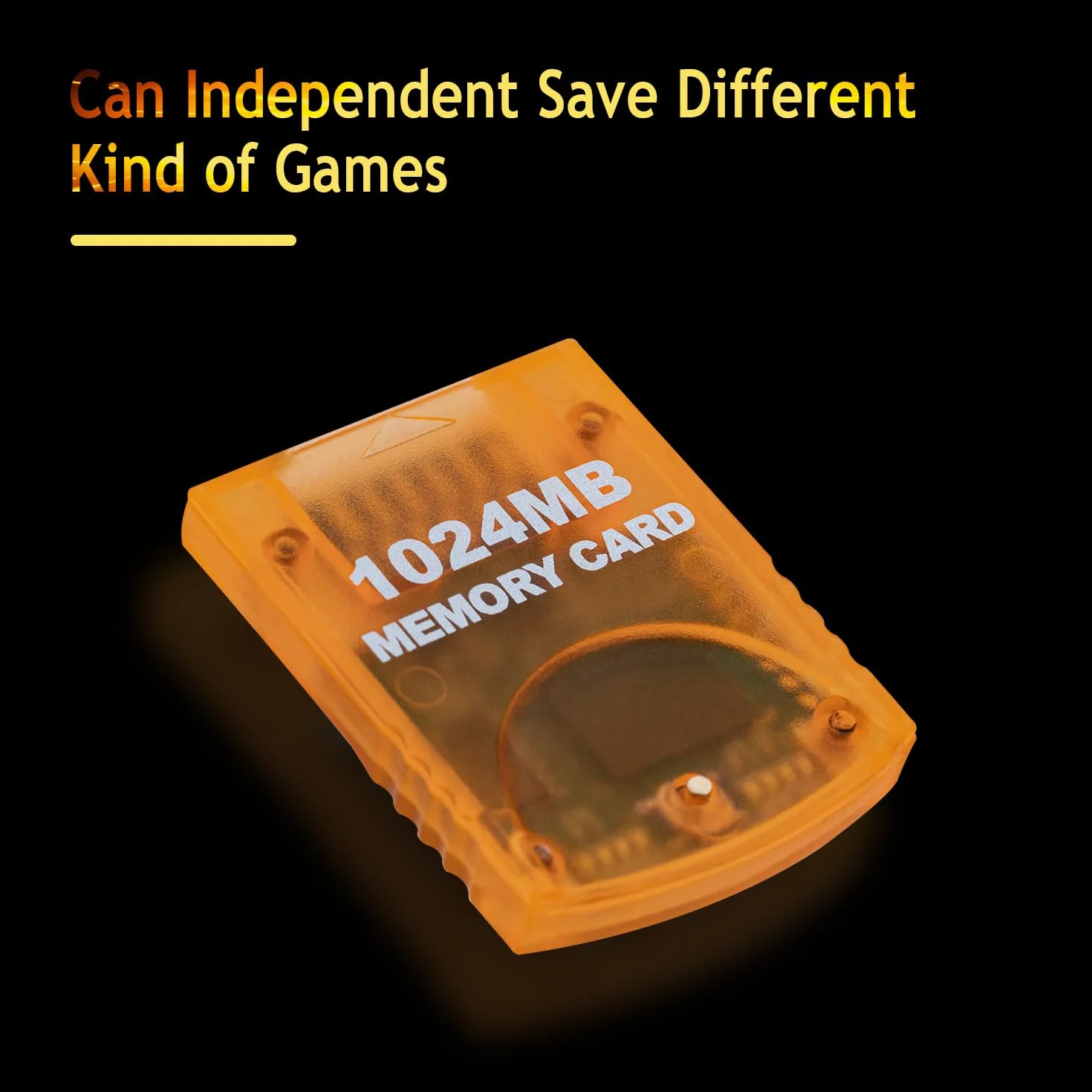 Mcbazel Karta pamięci do gier 1024 MB do konsoli Wii/Gamecube GC
