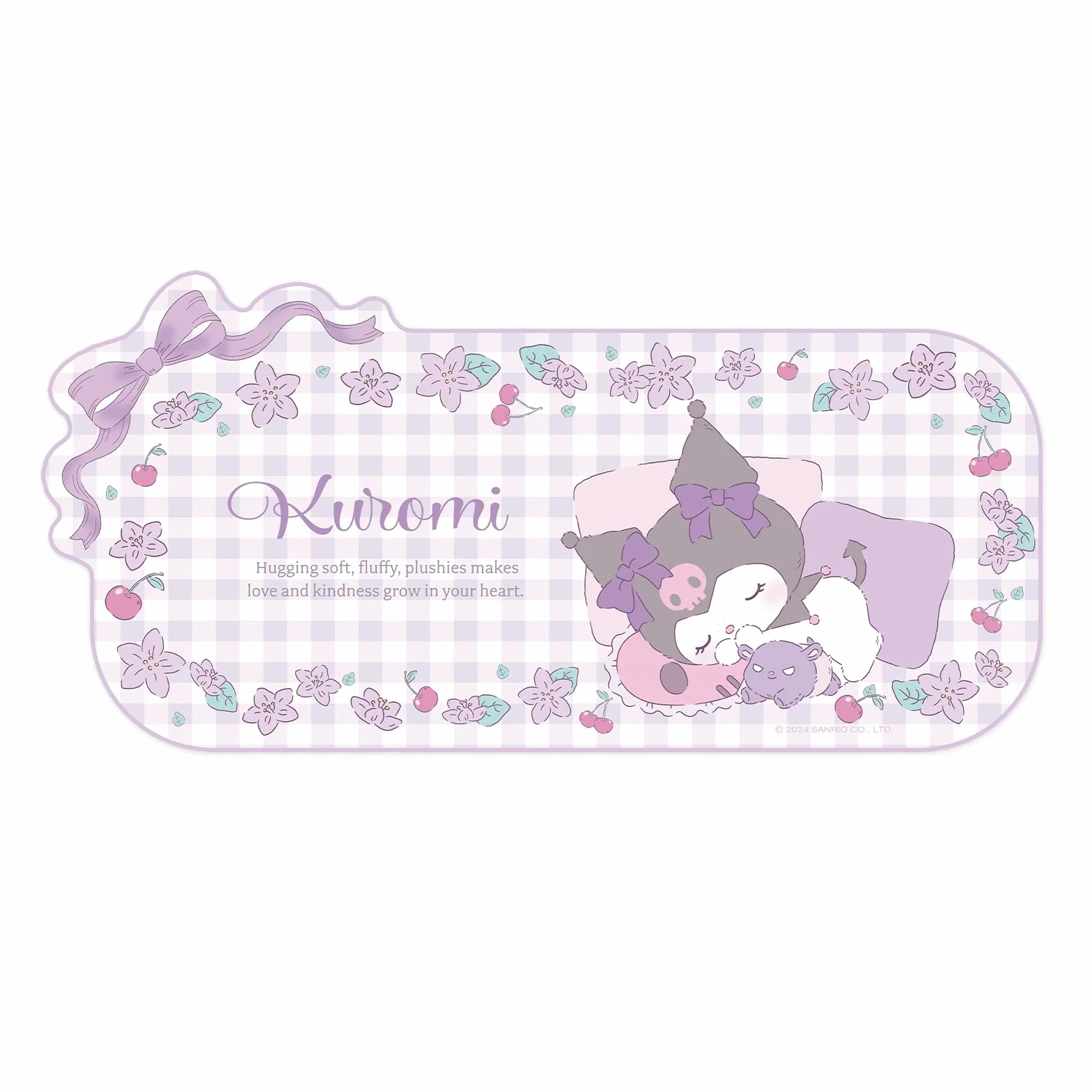 Kuitmor Kawaii Anime Podkładka pod Myszkę, Urocza Gamingowa Mata, Nieślizgający i Wodoodporny blat pod Klawiaturę, Trwała Rozszerzona Mata z Kokardką do Biura i Gier