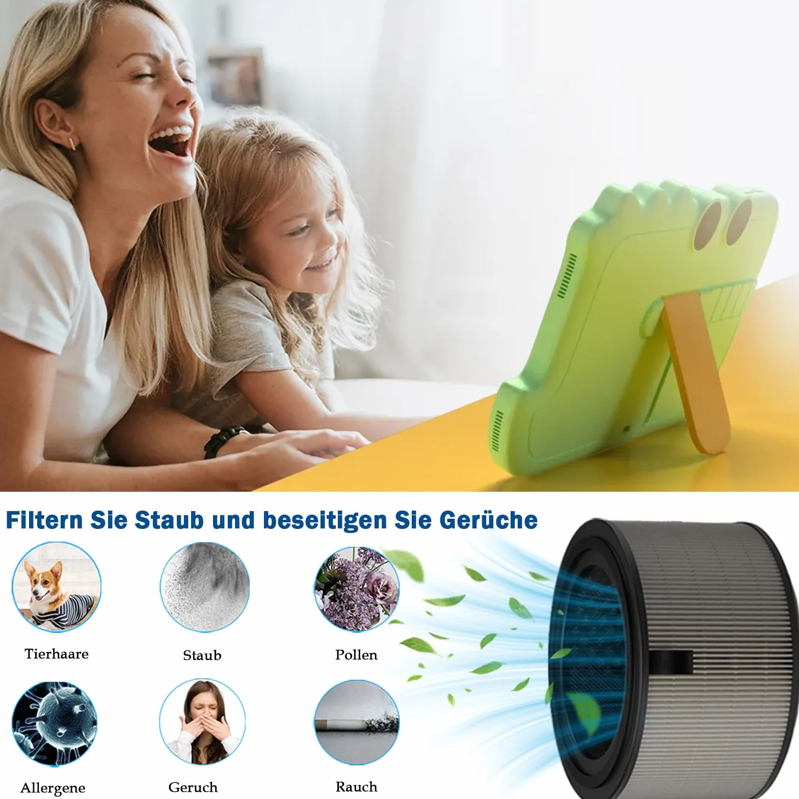 Zestaw filtrów zamiennych Philips 3400 Seria AC3420/10 AC3421/13 Filtr HEPA i nawilżający FY3400/30 FY3401/00