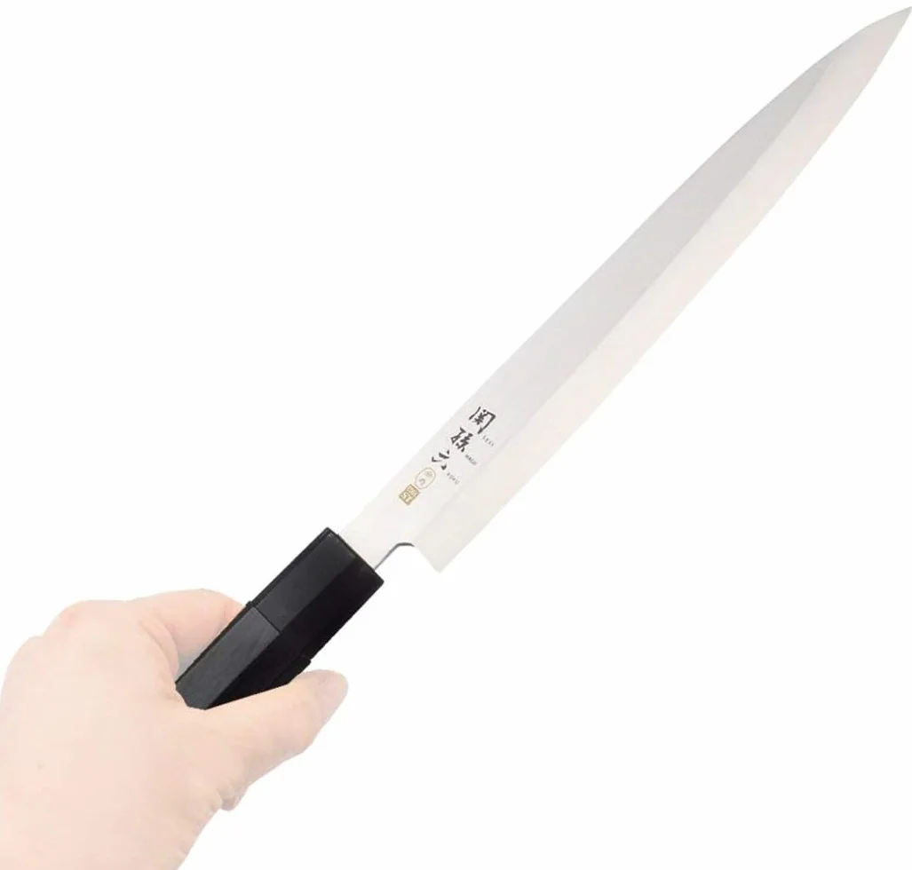 KAI Seki Magoroku Kinju Hekiju Yanagiba nóż do sushi 18 cm SUS420J2 58 HRC drewno Pakka PP Made in Japan
