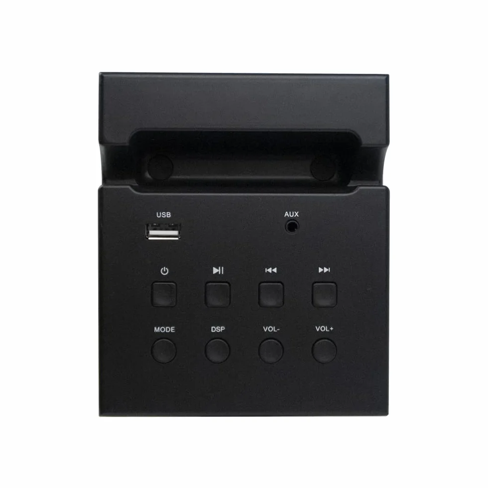 NGS SKY CHARM BLACK- Głośnik Kolumnowy Bluetooth 50W z Pilotem, Wejściem Optycznym, USB, Radiem FM i AUX IN (Kolor Czarny)