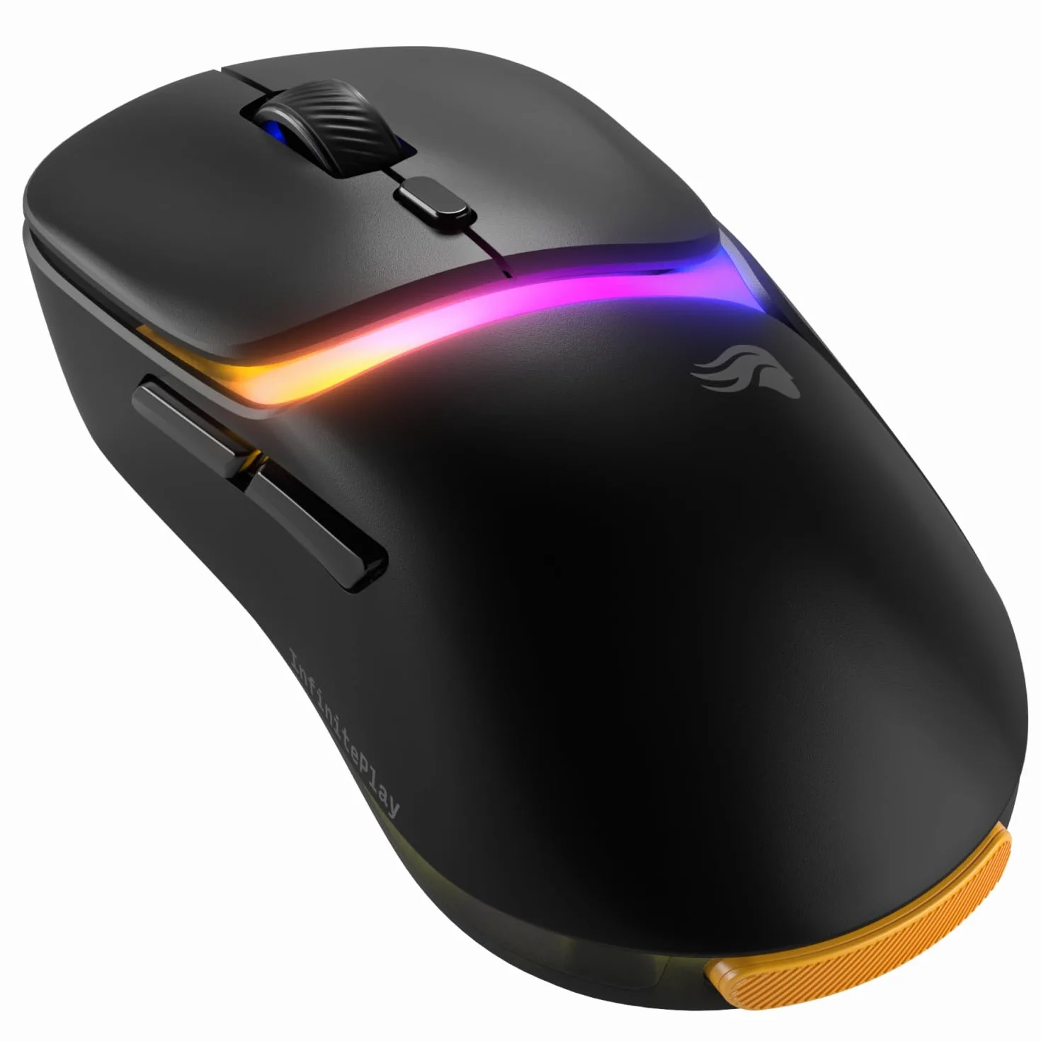 GLORIOUS Gaming Model D3 Bezprzewodowa Mysz Gamingowa 8k 130M Kliknięć Optyczne Przełączniki Ultralekka 69g 30k DPI RGB Czarna