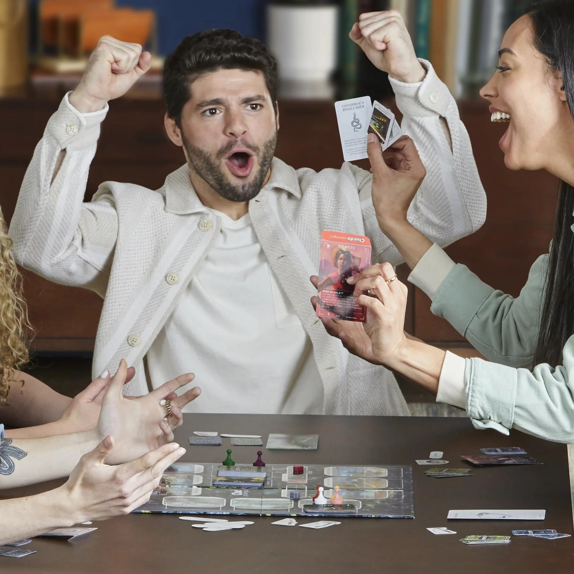 Cluedo Conspiracy gra planszowa dla dorosłych i młodzieży, wersja niemiecka