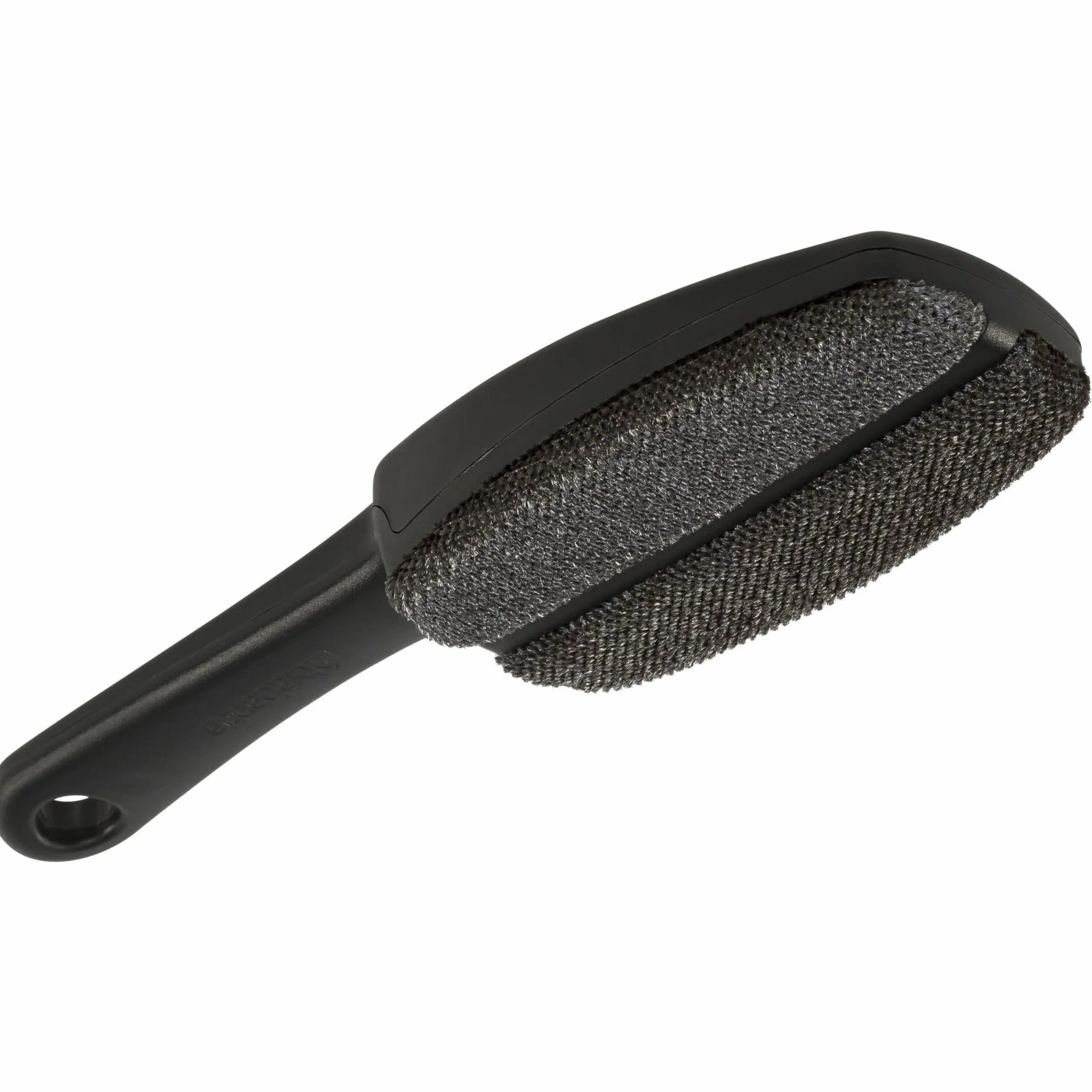 Brabantia - Szczotka do Ubrań - Odkurzanie Ubrań - Usuwa Kłaczki, Kurz i Sierść Zwierząt Domowych - Podwójne Welurowe Nakładki - Ergonomiczny Uchwyt - Dark Grey - 24.5 x 3.5 x 6.5 cm