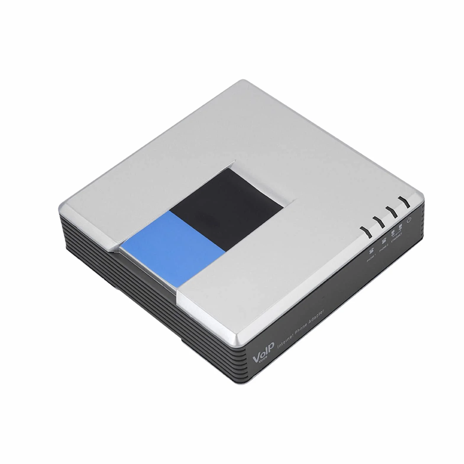 VoIP GatewayInternet Telefon VoIP 2 Porty Adapter SIP RJ45 Kabel do Routera ORINIONE PAP2T + Telefon = Krajowy Międzynarodowy lub (Szerokopasmowy + Router Szerokopasmowy (wtyczka UE)