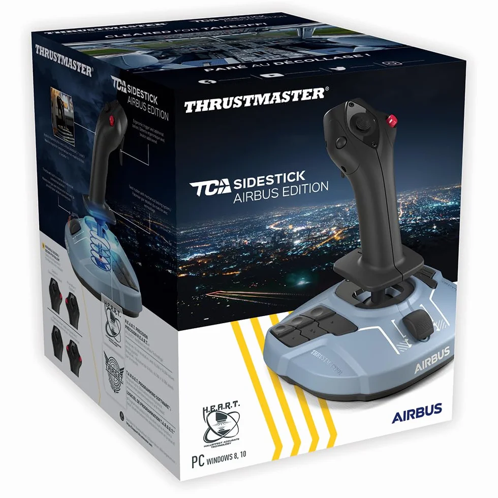 Thrustmaster TCA Sidestick Airbus Edition ergonomiczna replika bocznego drążka sterowego do PC