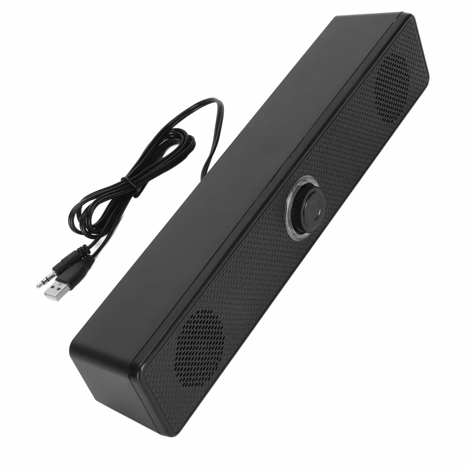Yosoo Health Gear Głośniki Komputerowe na Komputer Stacjonarny, Stereo Dźwiękowy Zasilany USB Wired HiFi Clear Sound Volume Knob Mini Głośniki na PC Laptop Tablet