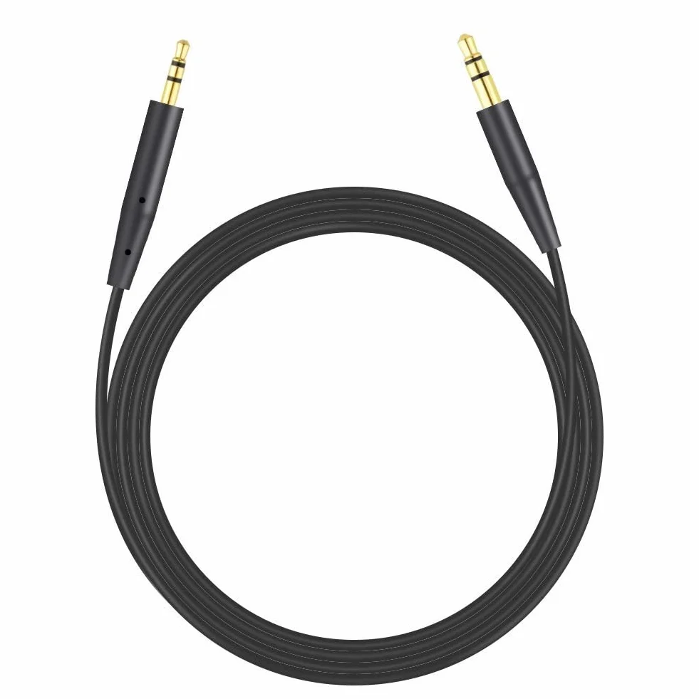 Toxaoii Kabel audio kompatybilny z Bose 700 QuietComfort QC45 QC35II QC35 QC25 SoundTrue Soundlink On-Ear 2 OE2 Kabel pomocniczy (czarny)