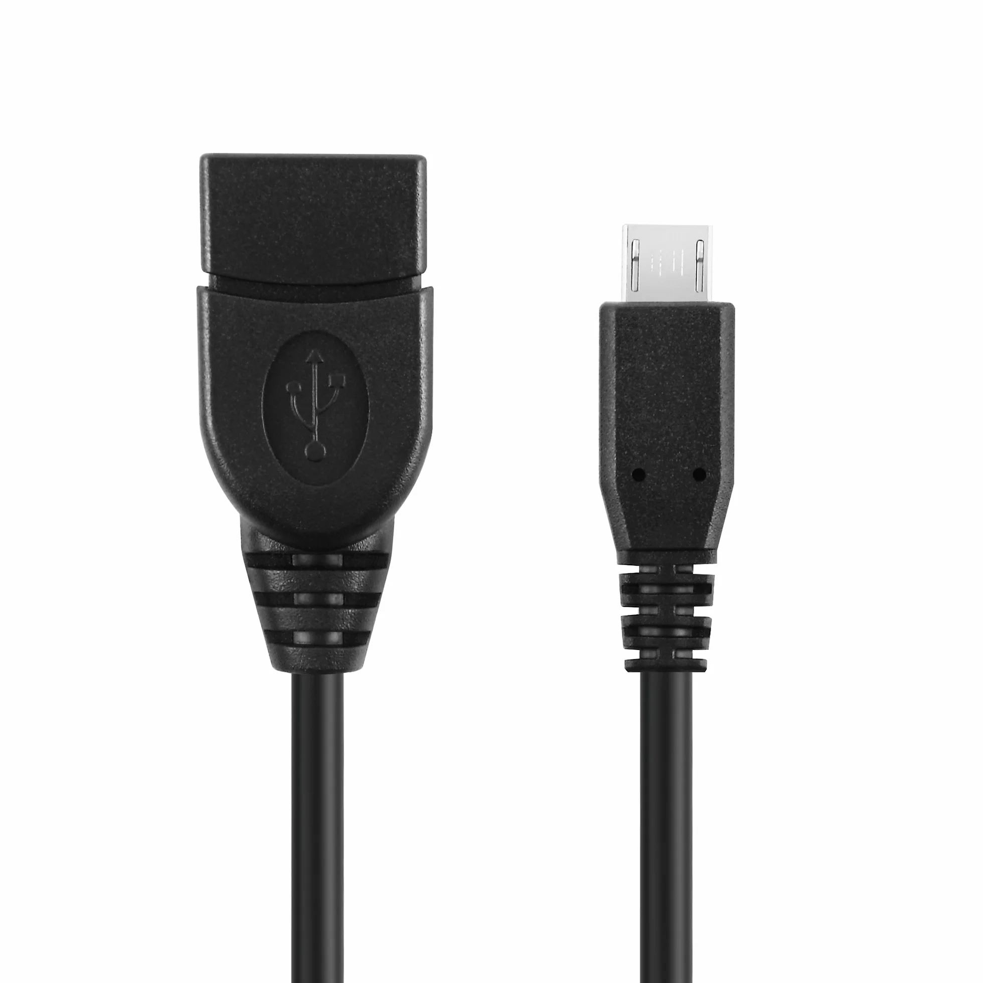 conecto CC20027 USB-OTG kabel adapterowy, wtyczka Micro-USB 2.0 na gniazdo USB typu A, (1 sztuka), 0,15 m
