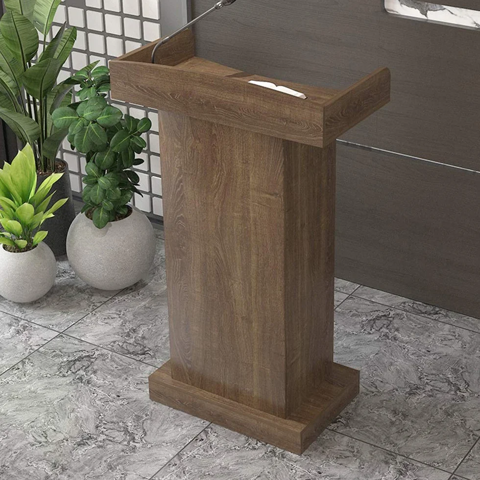 Mównica na podium – elegancki ceremonialny mównica na imprezy firmowe, przyjęcie, restaurację, ślub – solidny i stylowy design