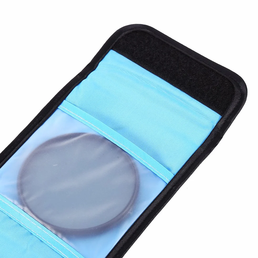 Madezz Etui do przechowywania filtrów do aparatu, 3 torby Etui do filtrów aparatowych Adapter obiektywu Filtr obiektywu Pierścień Torba do przechowywania Etui