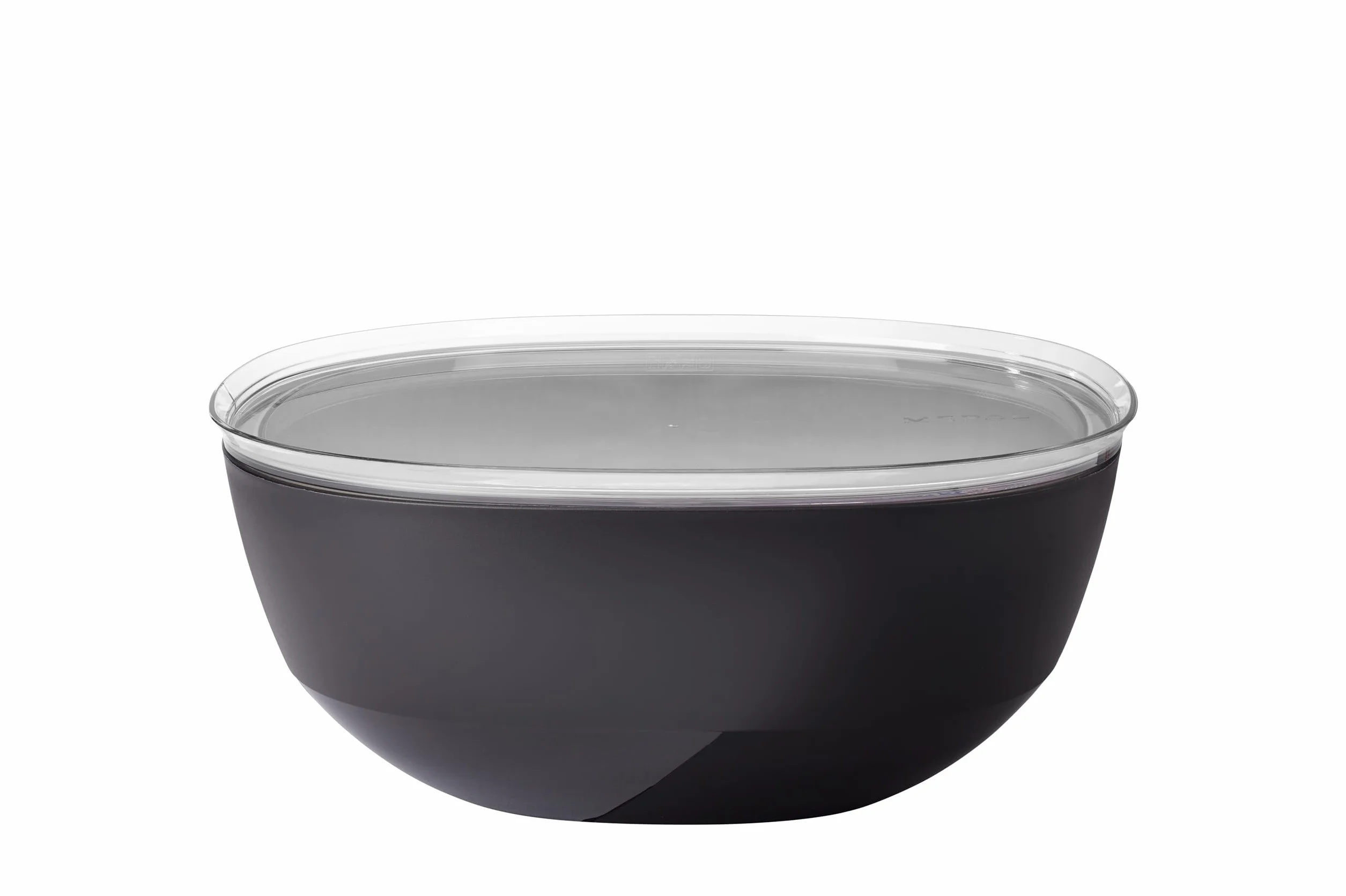 Mepal Miska do Serwowania Silueta, z Pokrywką, Nadaje Sie do Zmywarki i Kuchenki Mikrofalowej, Salaterka, do Tapas, Zastawa Stołowa, 5000 Ml, Czarny (Nordic Black)