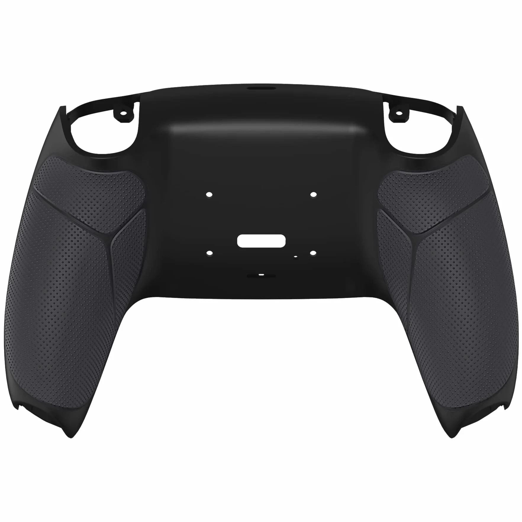 Czarny Wydajna Gumowana Rękojeść Przeprojektowana Back Shell dla ps5 Controller eXtremerate Rise & RISE4 Remap Kit - Controller & Rise Remap Board Nie Są Wliczone W Cenę